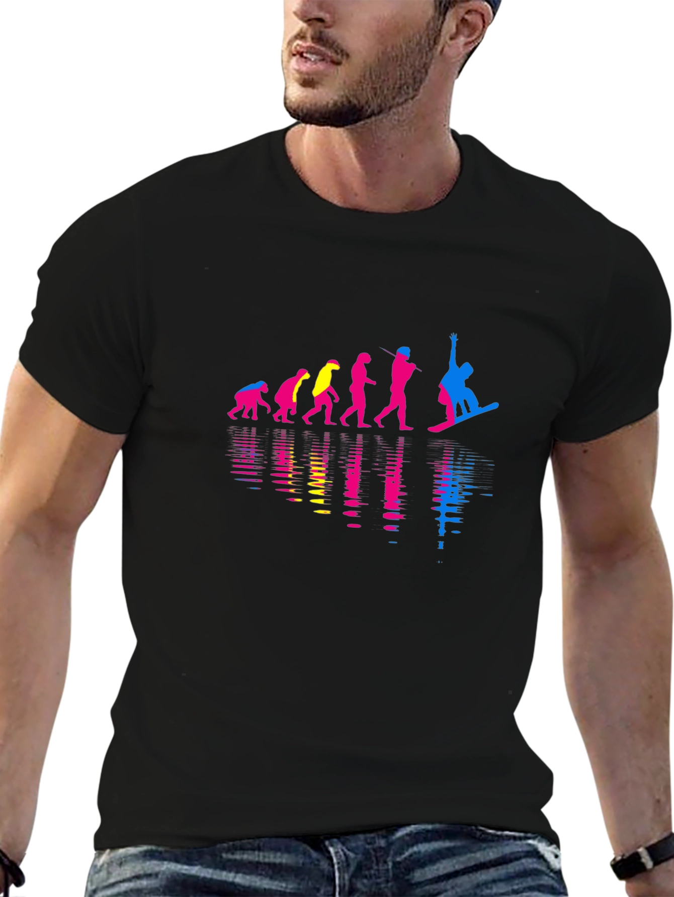 Evolution of Snowboarding Graphic Tee