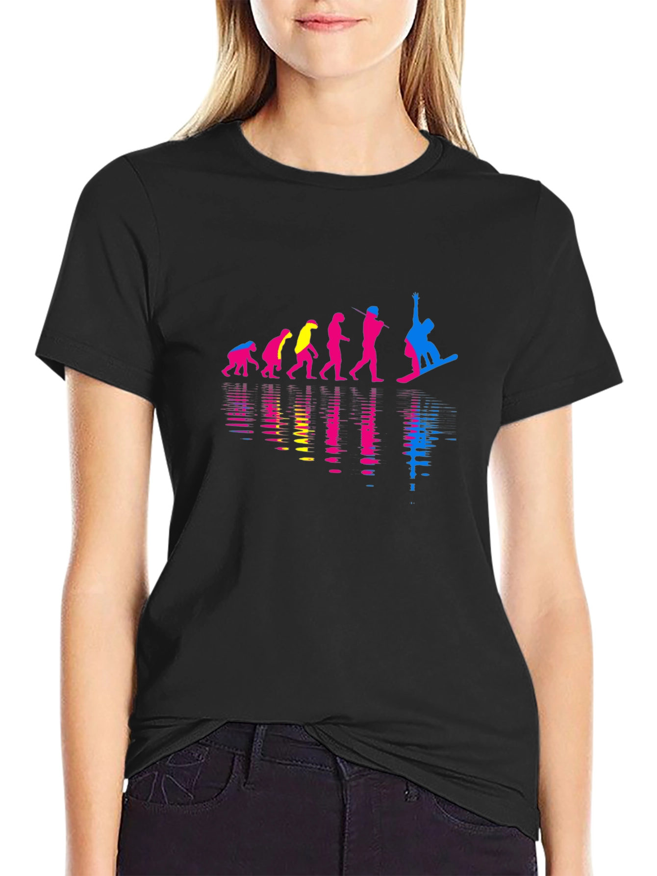 Evolution of Snowboarding Graphic Tee
