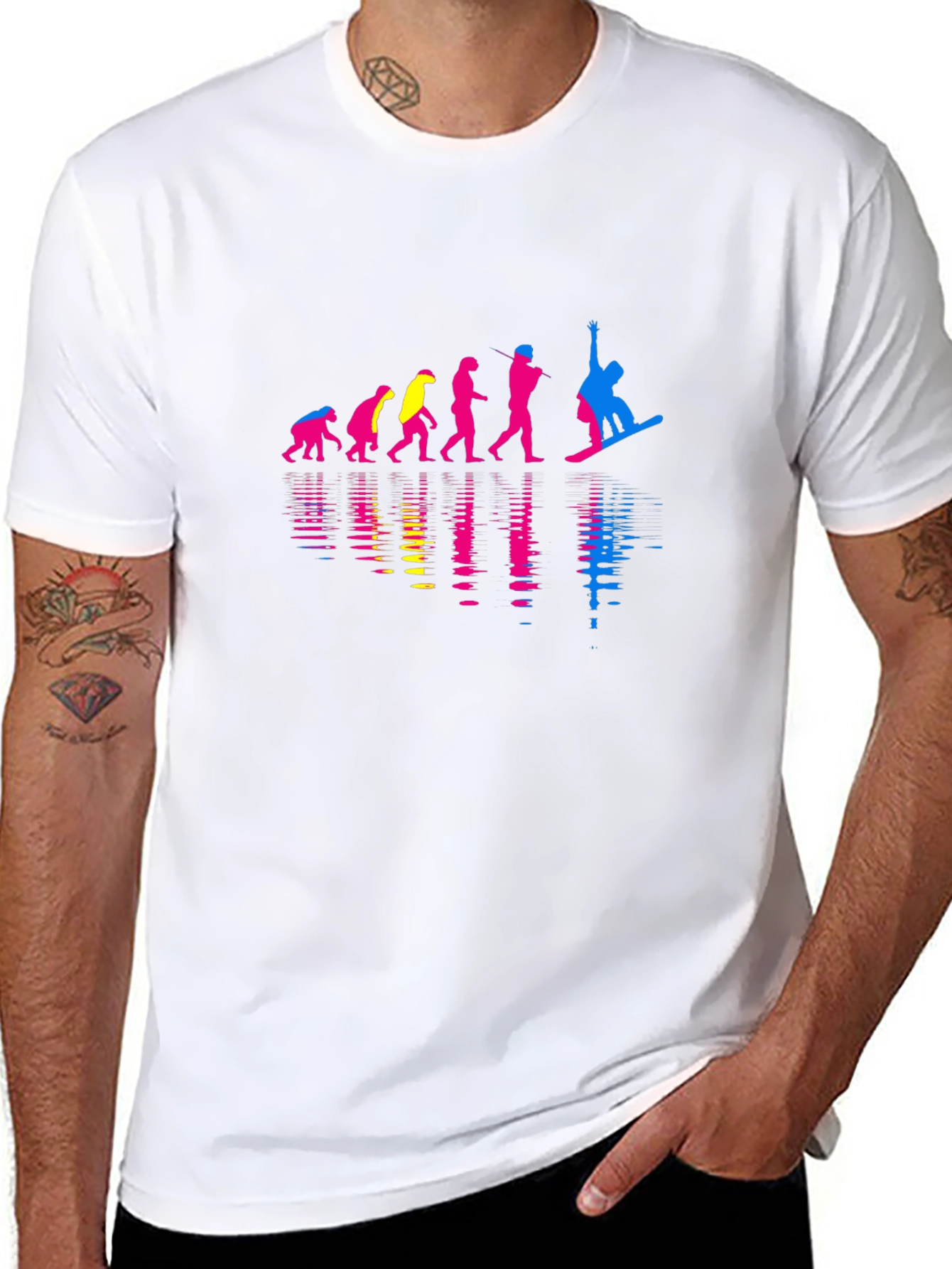 Evolution of Snowboarding Graphic Tee
