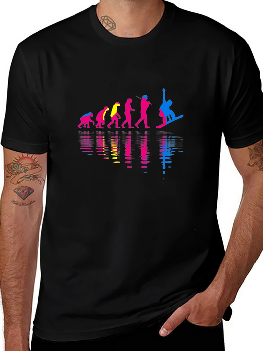 Evolution of Snowboarding Graphic Tee