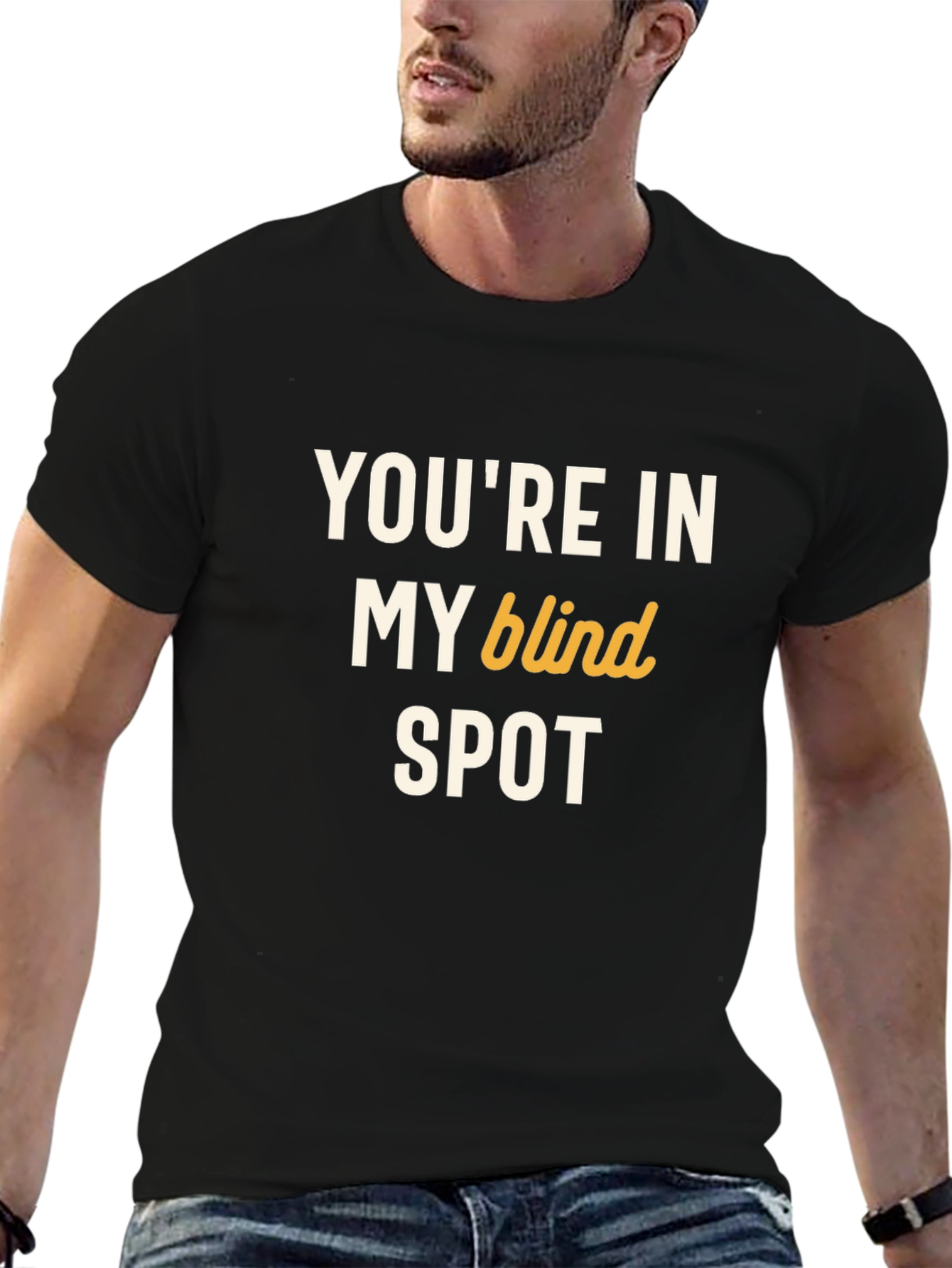Funny Blind Spot Graphic Tee