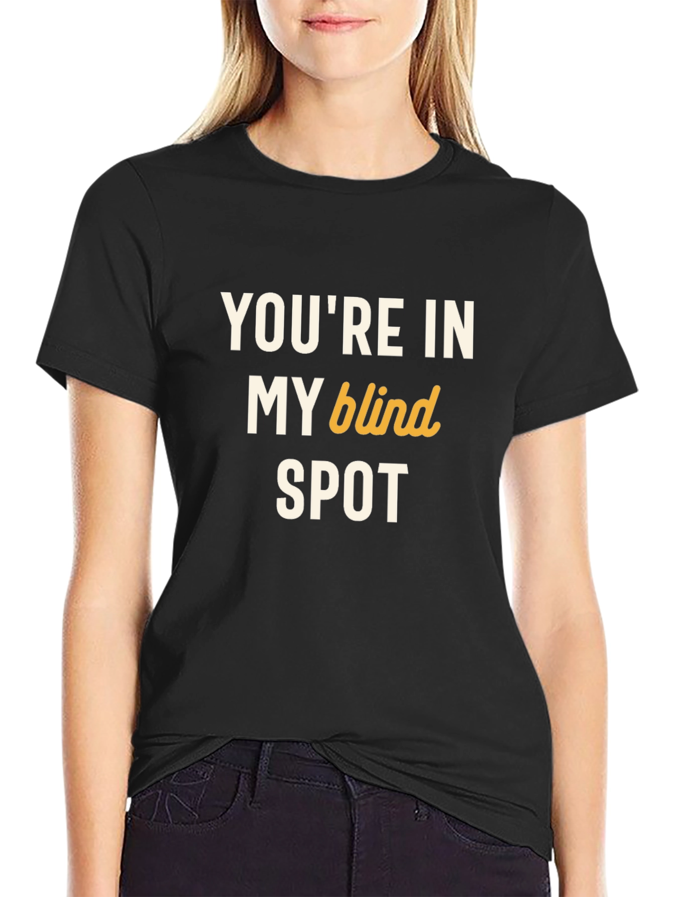 Funny Blind Spot Graphic Tee