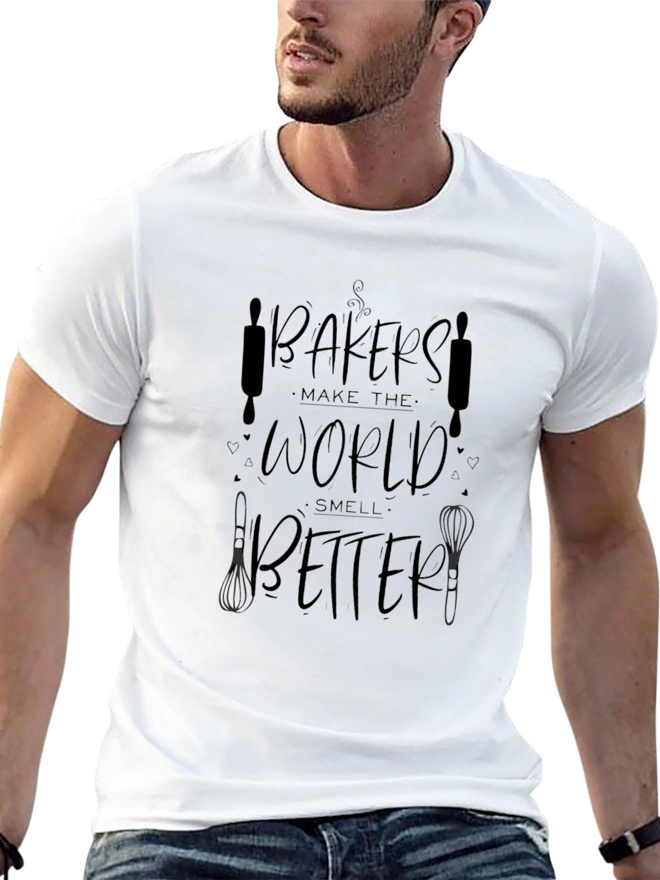 Bakers Make the World Better Black T-Shirt