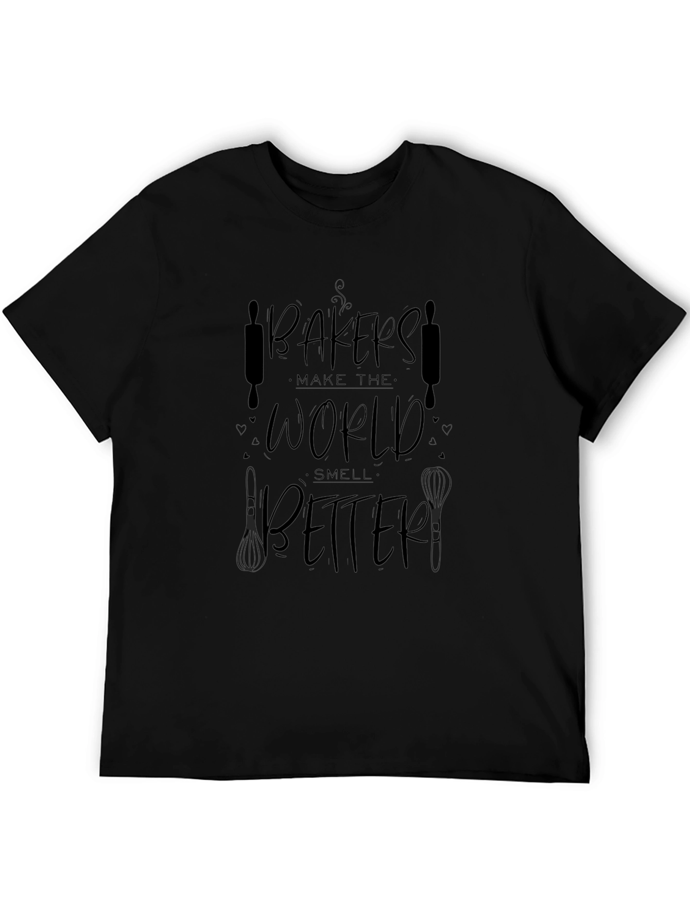Bakers Make the World Better Black T-Shirt