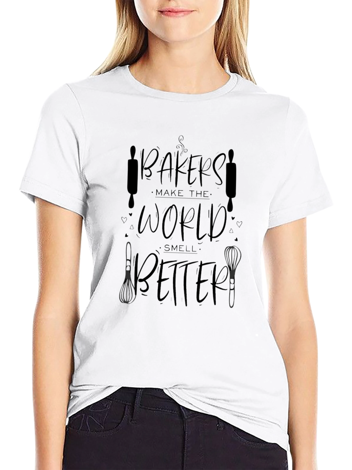 Bakers Make the World Better Black T-Shirt