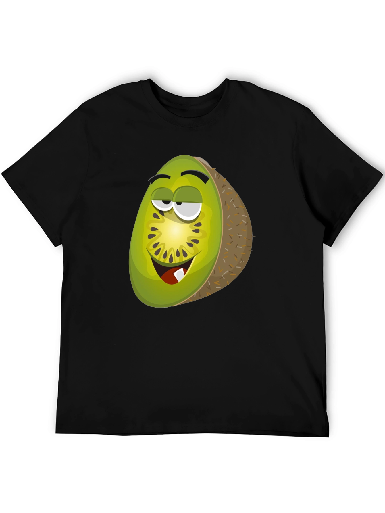 Kiwi Cartoon Graphic T-Shirt - Funky Fruit Tee