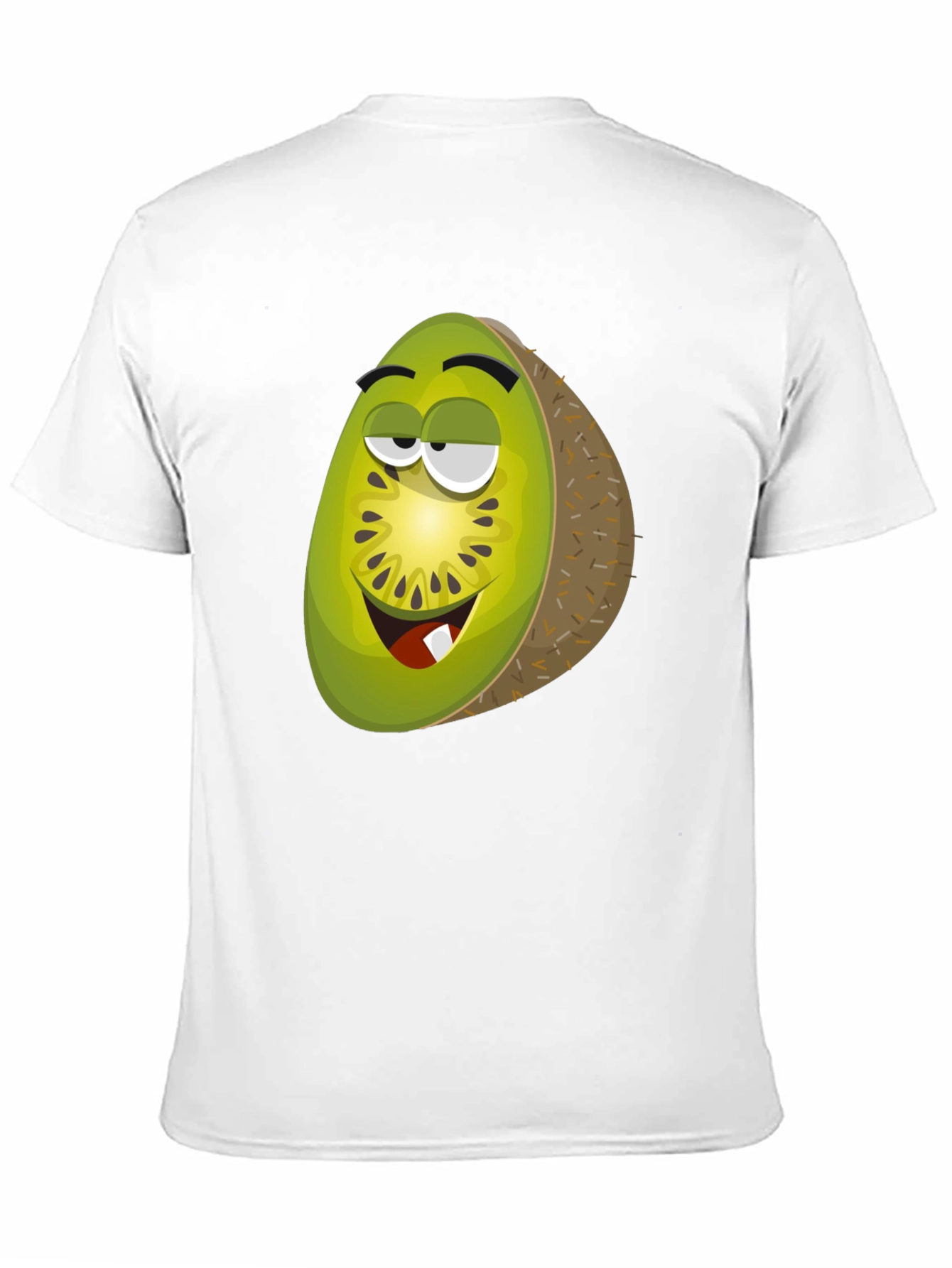 Kiwi Cartoon Graphic T-Shirt - Funky Fruit Tee