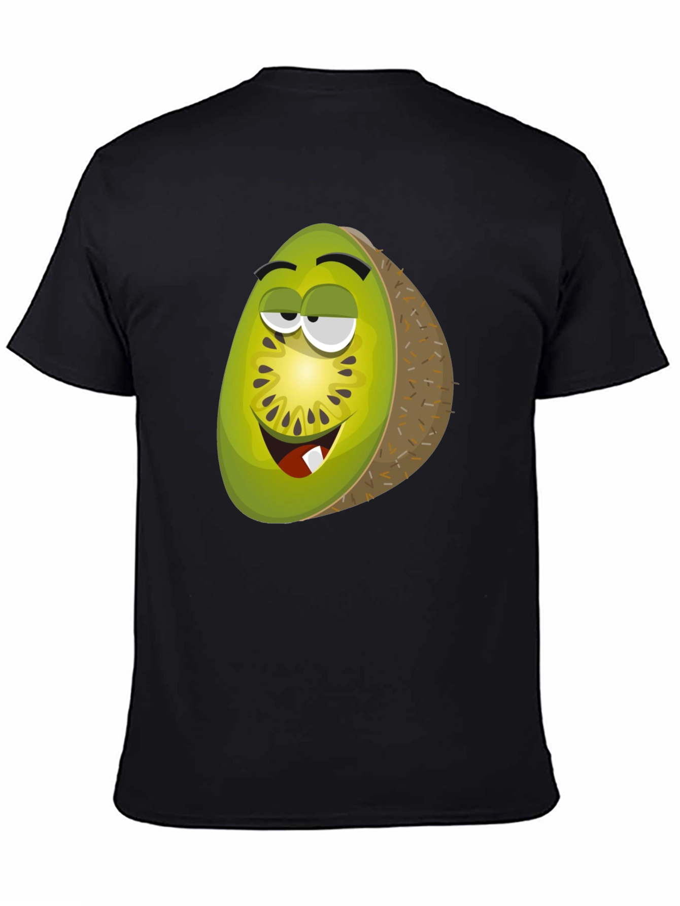 Kiwi Cartoon Graphic T-Shirt - Funky Fruit Tee