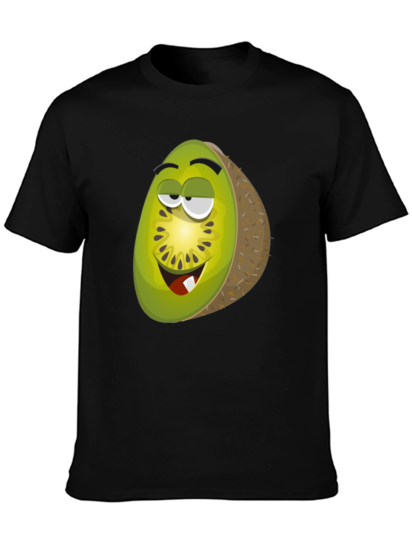 Kiwi Cartoon Graphic T-Shirt - Funky Fruit Tee