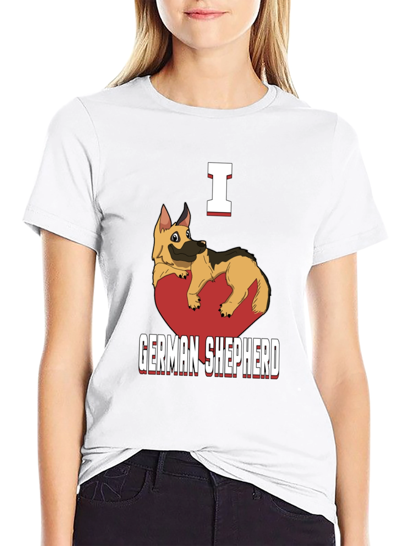 I Heart German Shepherd T-Shirt