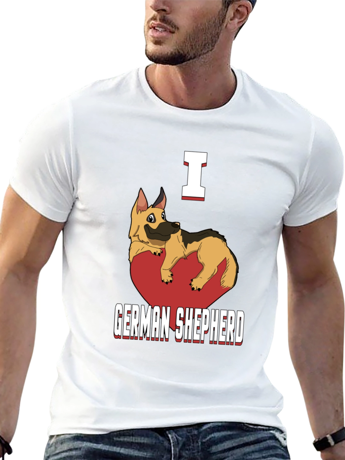 I Heart German Shepherd T-Shirt