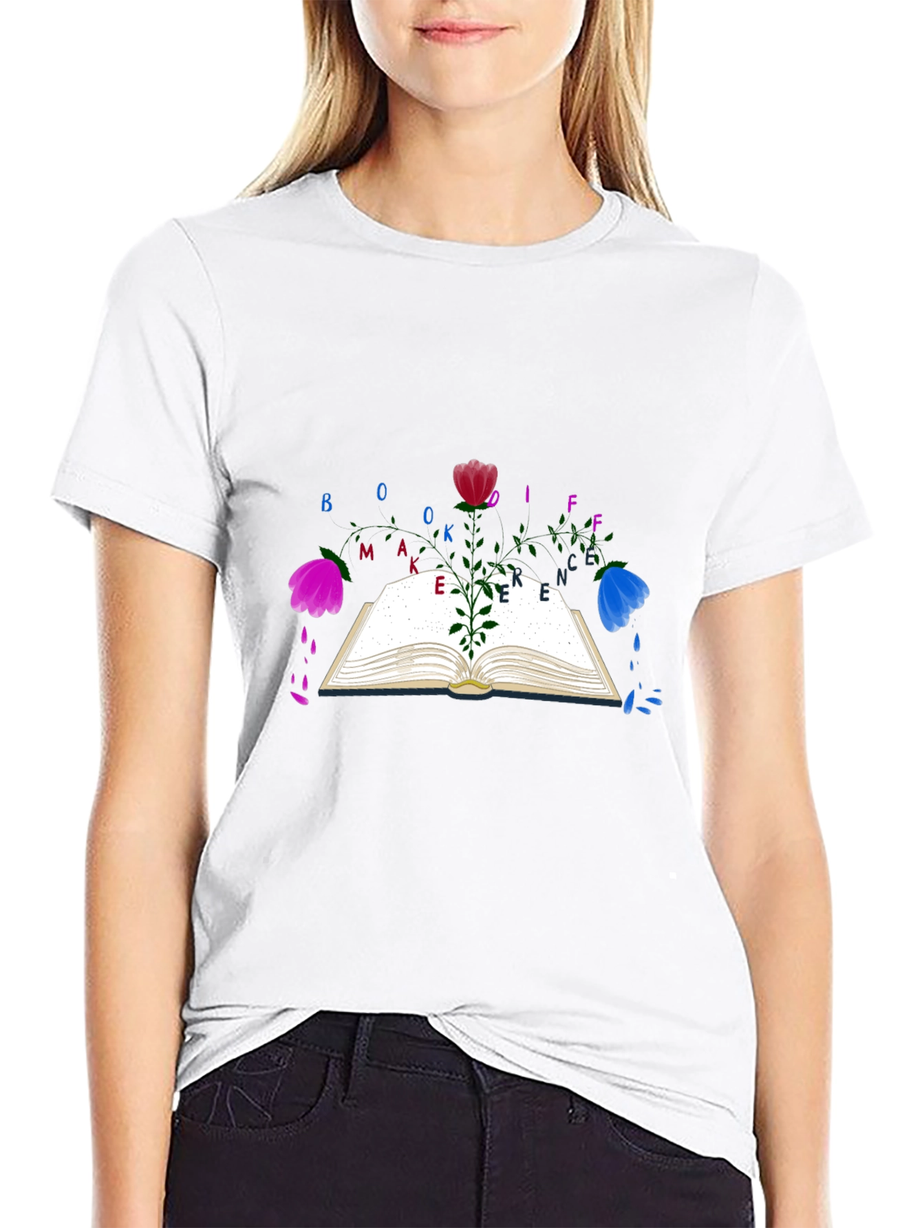 Book Make Difference Tee