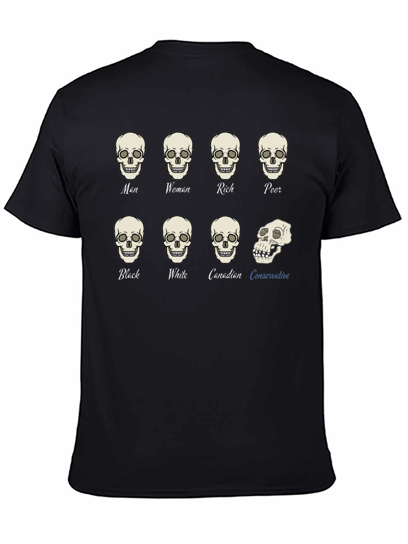 Equality T-Shirt: All Skulls Look the Same