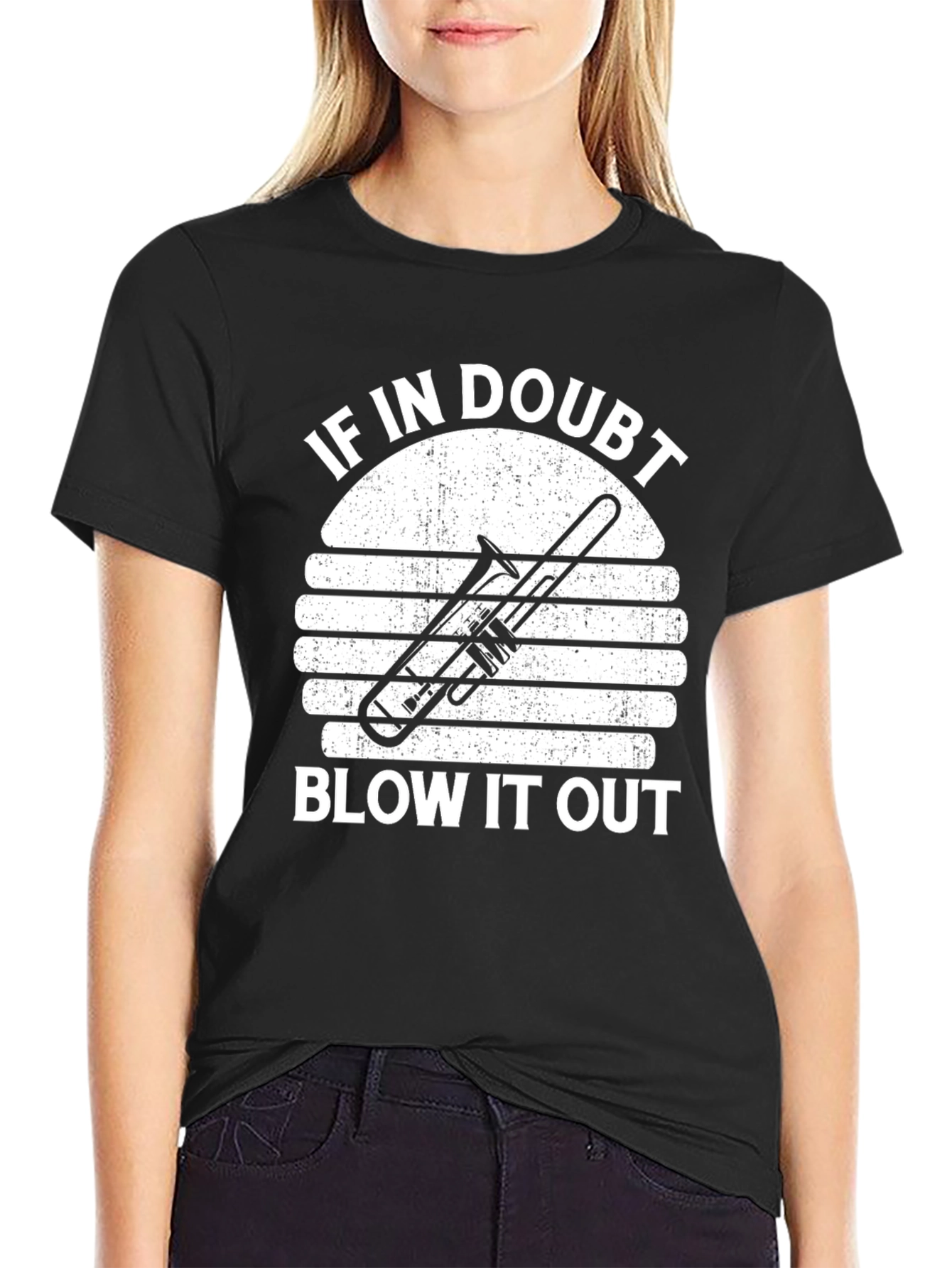 If In Doubt Blow It Out Trombone T-Shirt