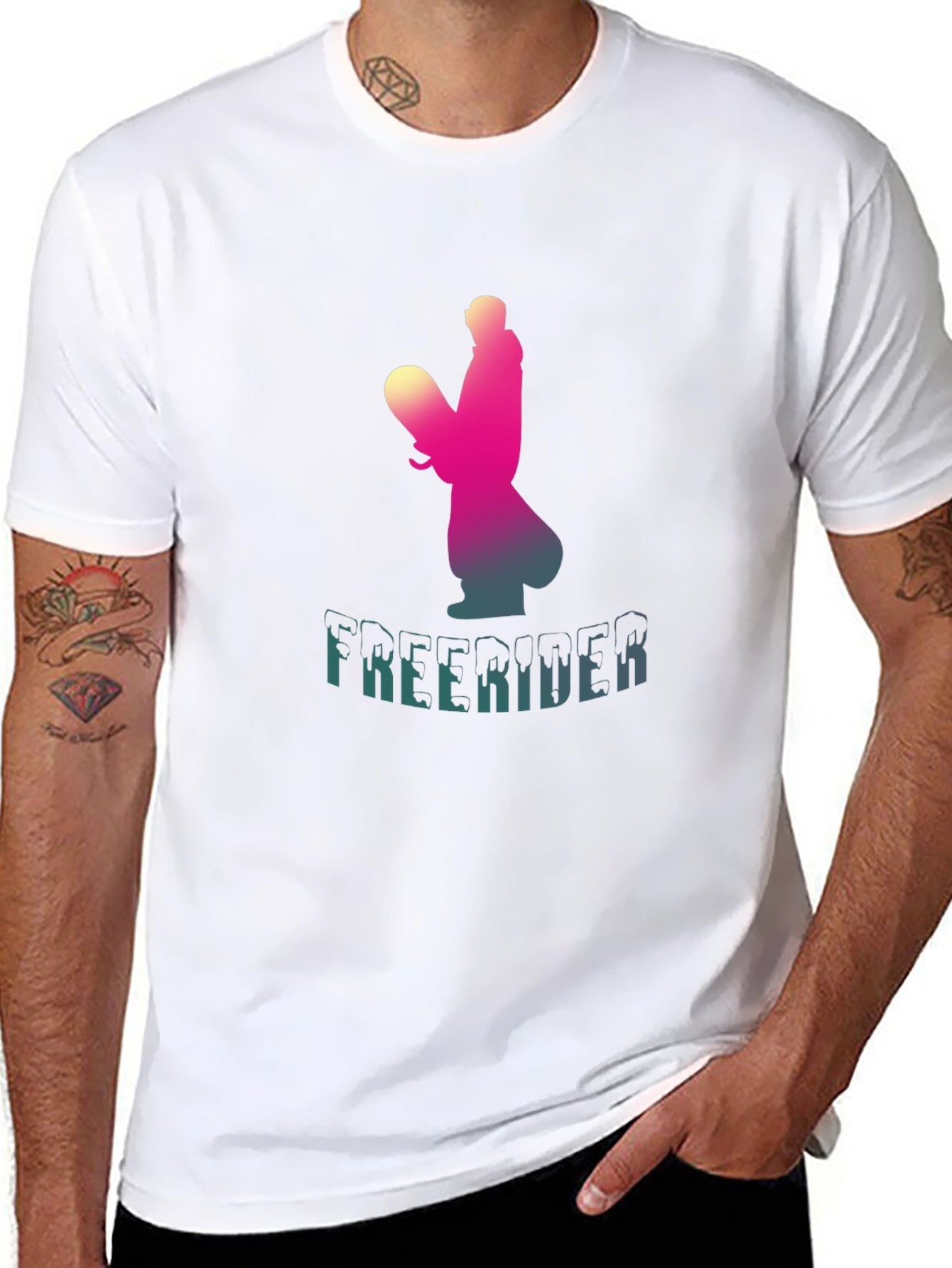 Freerider Graphic T-Shirt - Black