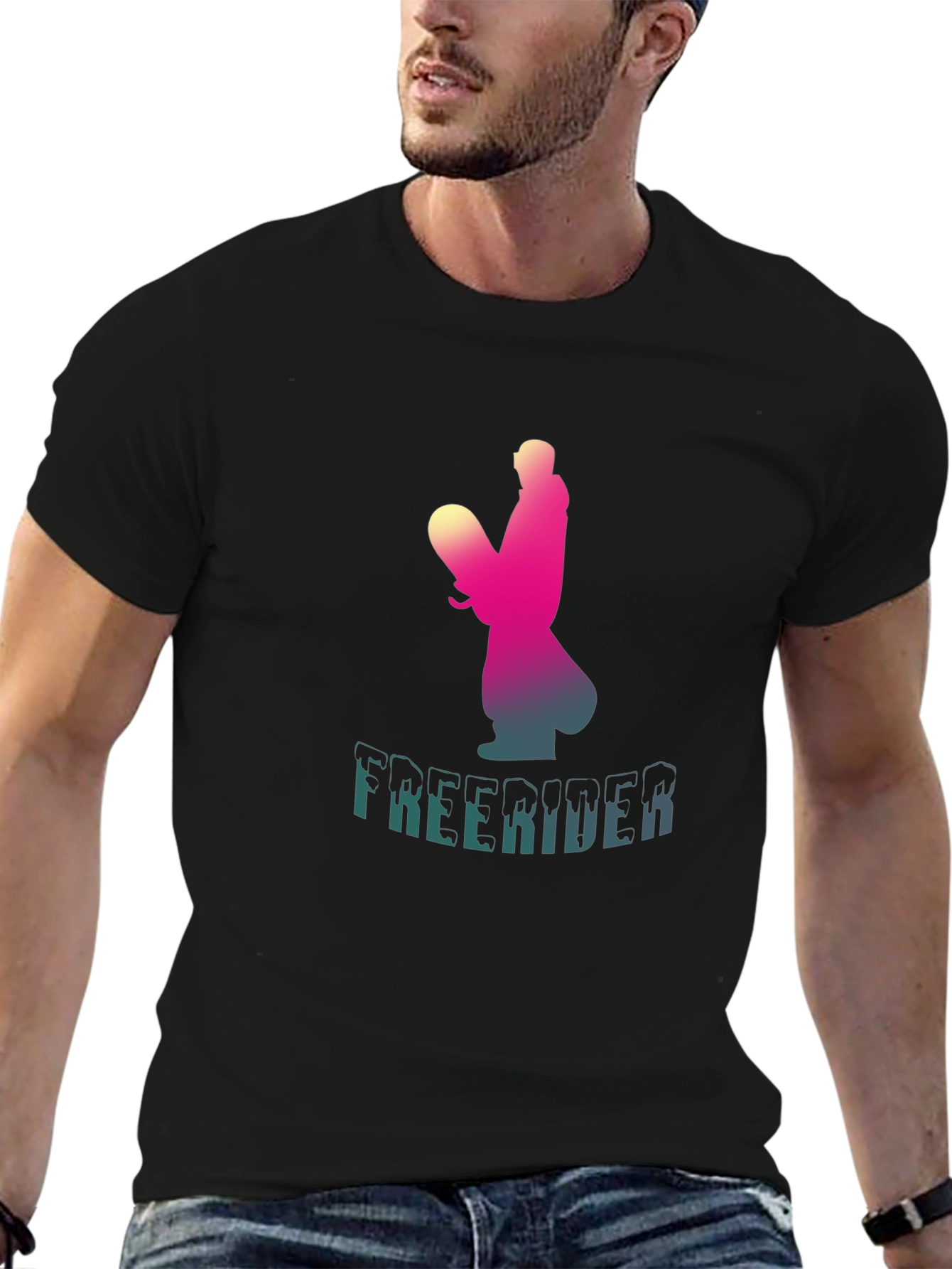 Freerider Graphic T-Shirt - Black