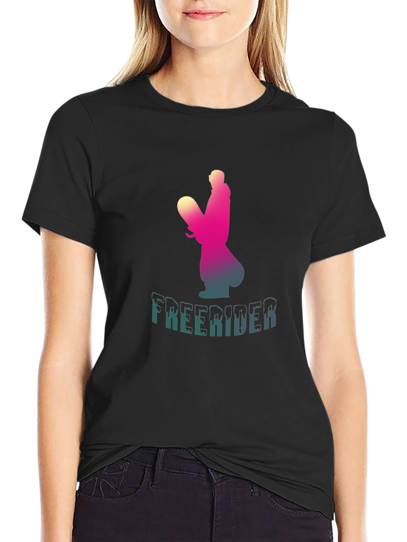 Freerider Graphic T-Shirt - Black