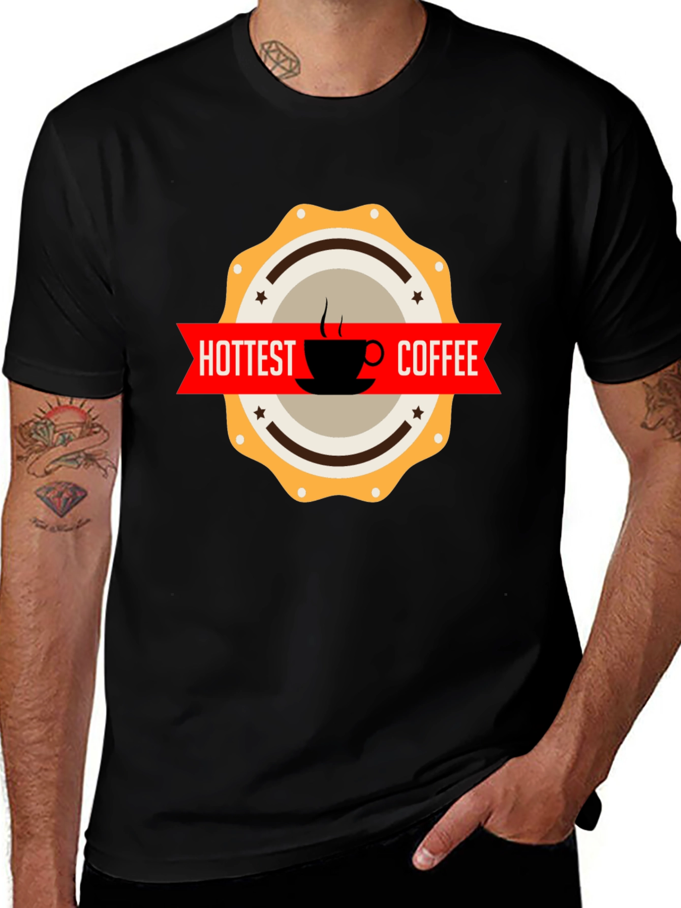 Hottest Coffee Graphic T-Shirt