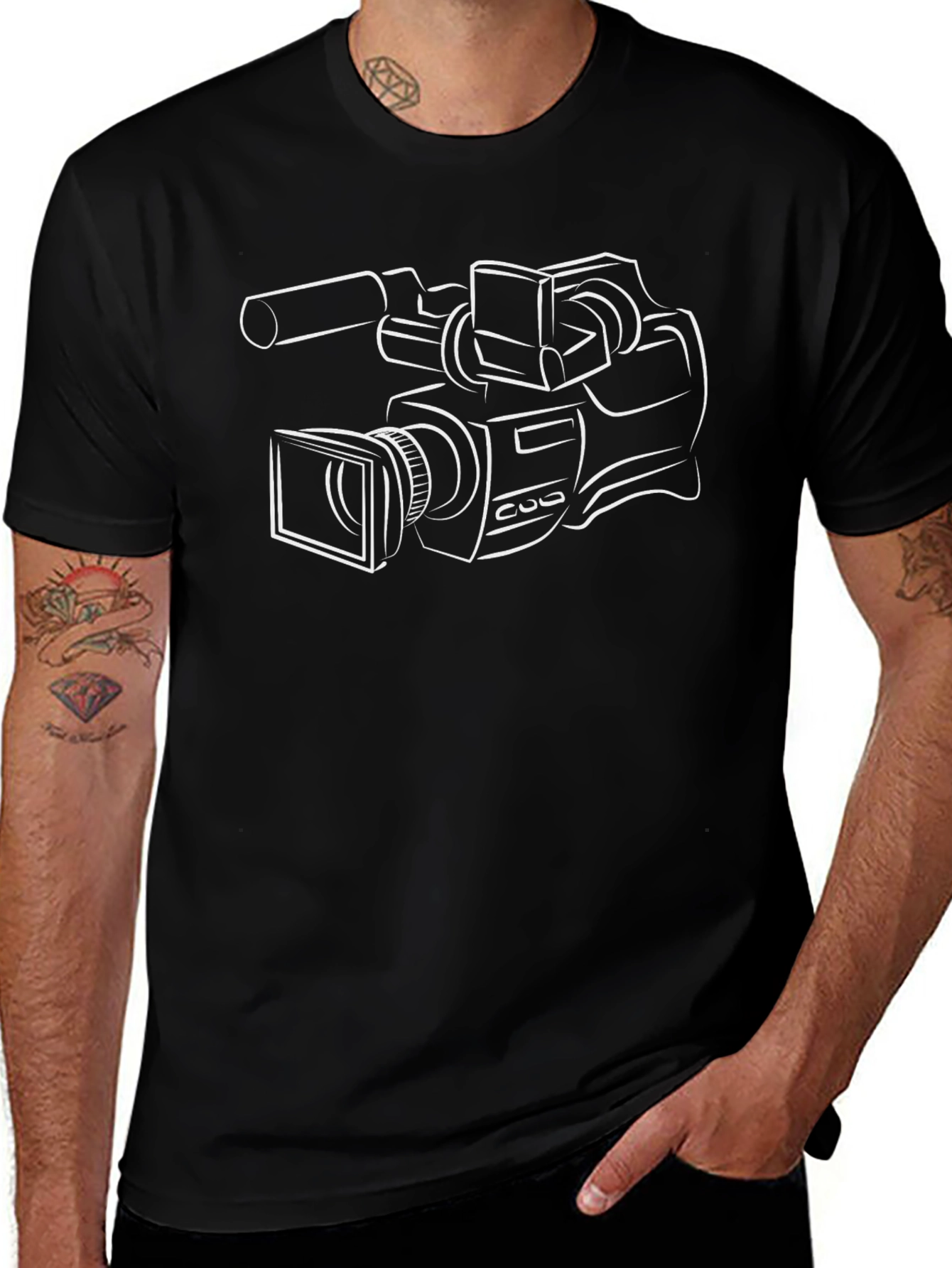 Camera T-Shirt - Filmmaker Graphic Tee