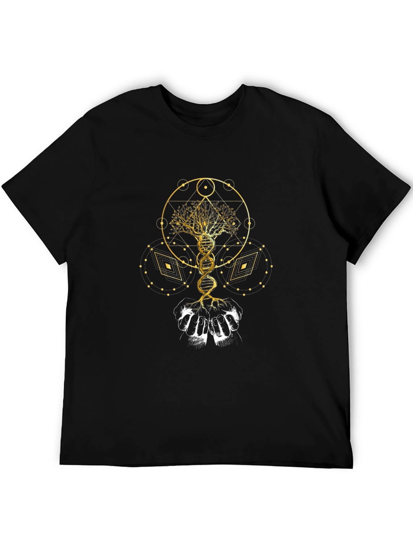 Geometric Tree of Life Graphic T-Shirt