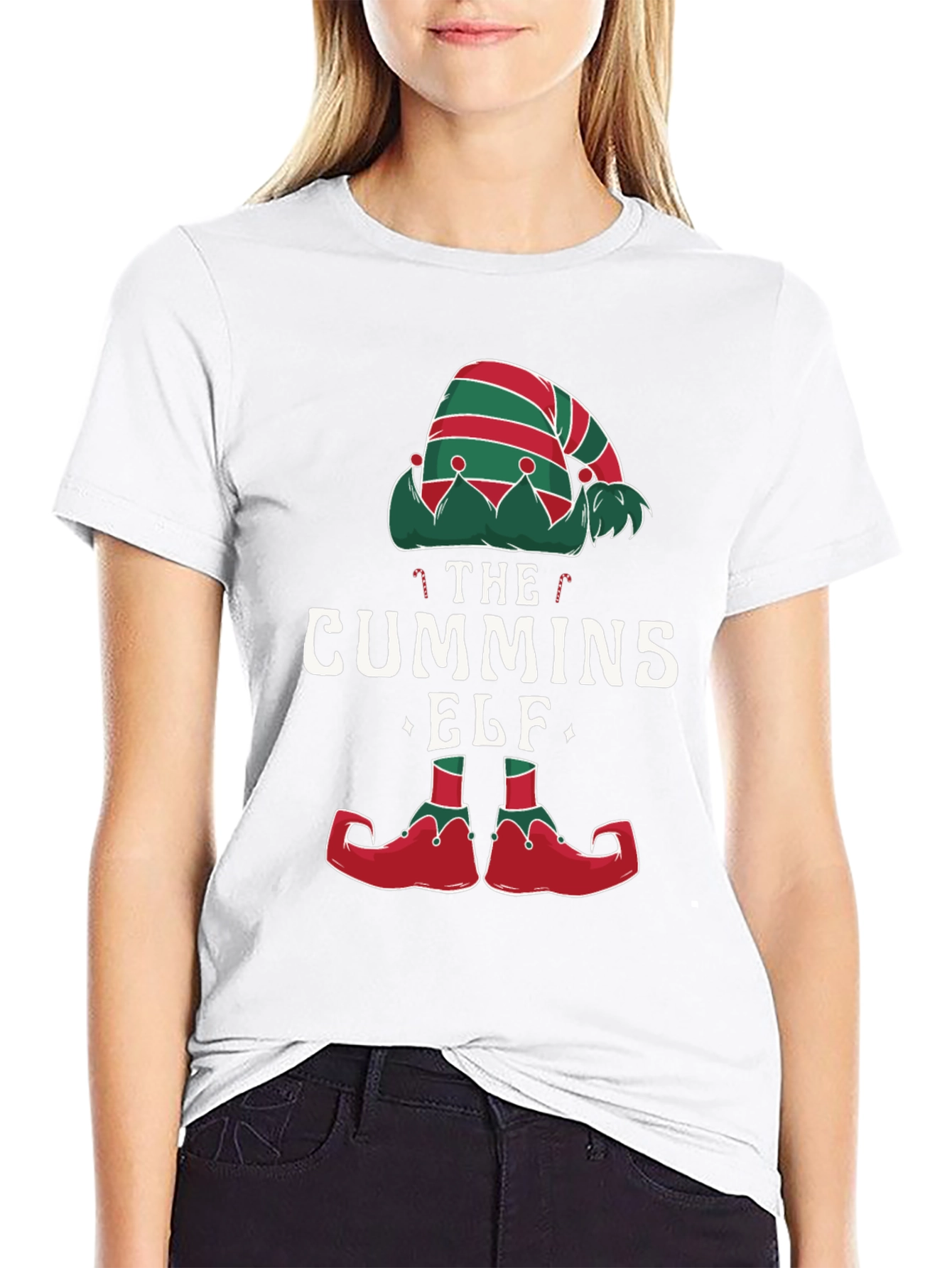 Cummins Elf Christmas Holiday T-Shirt
