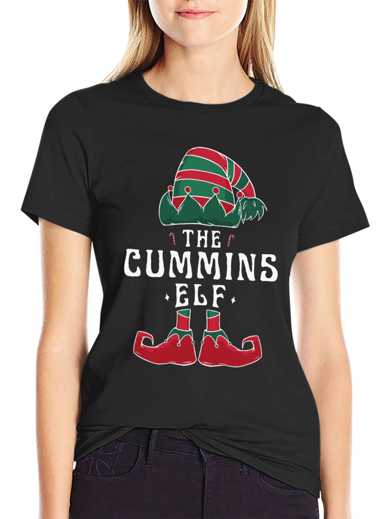 Cummins Elf Christmas Holiday T-Shirt
