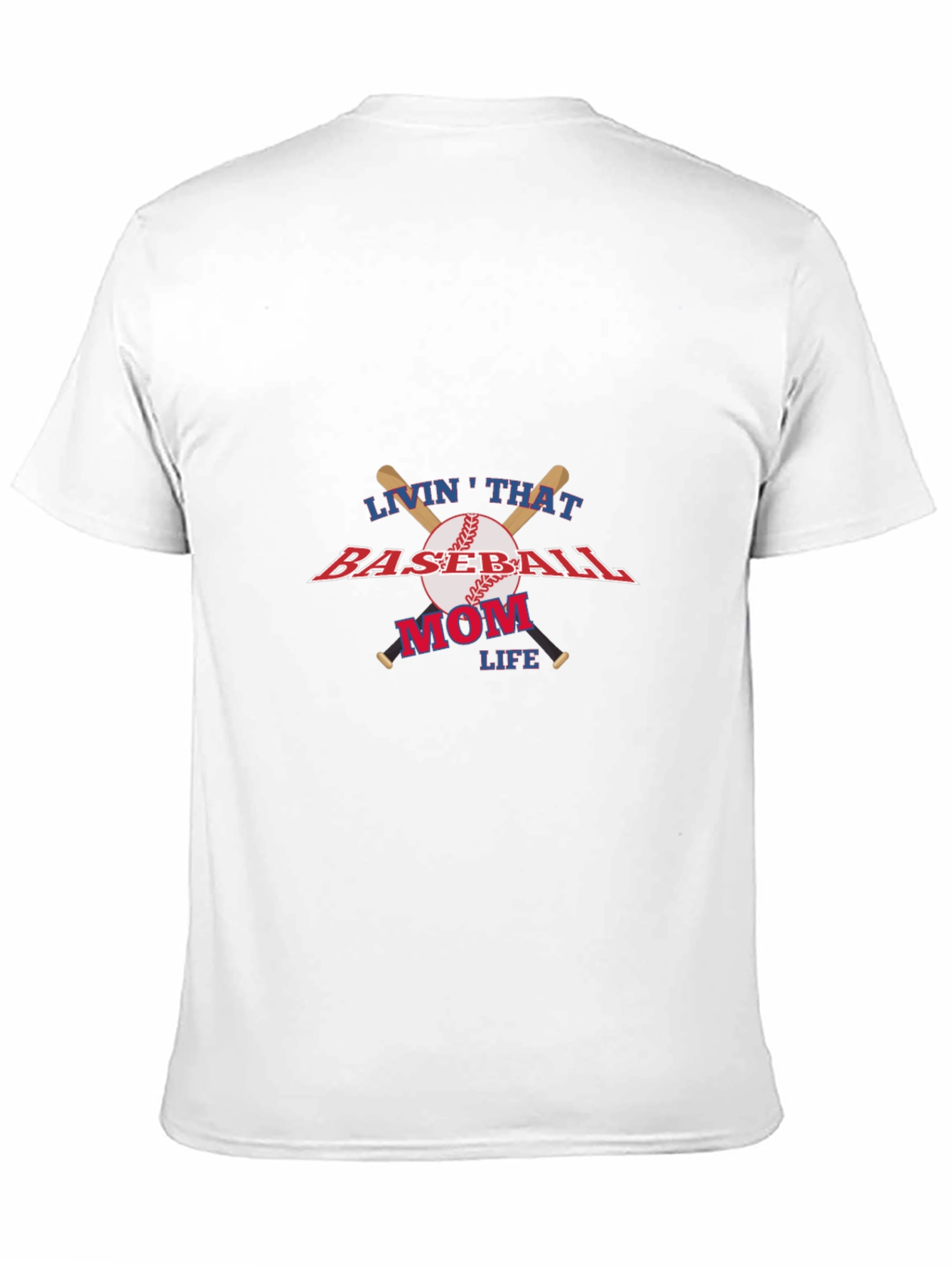 Baseball Mom Life Graphic T-Shirt