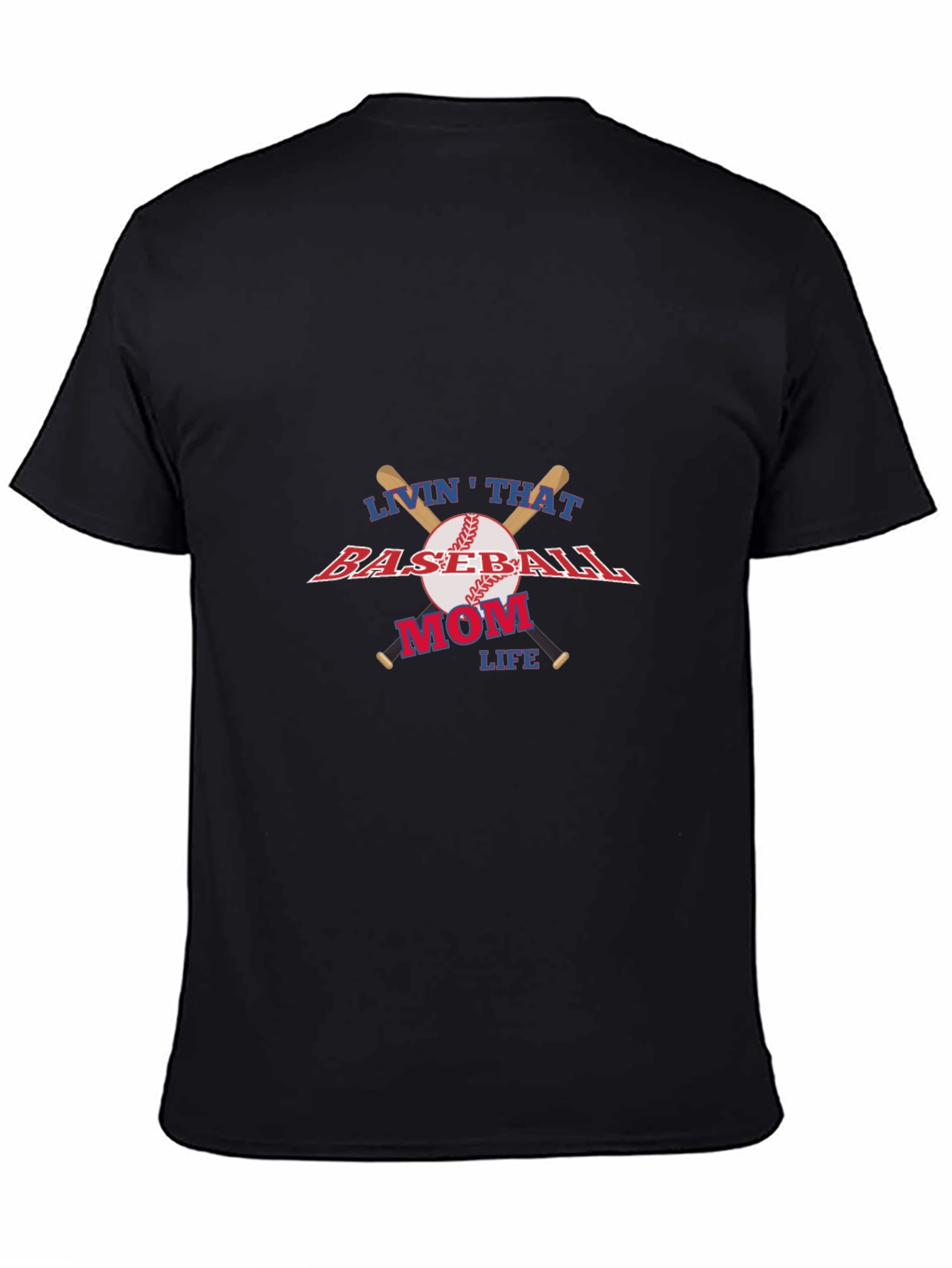 Baseball Mom Life Graphic T-Shirt
