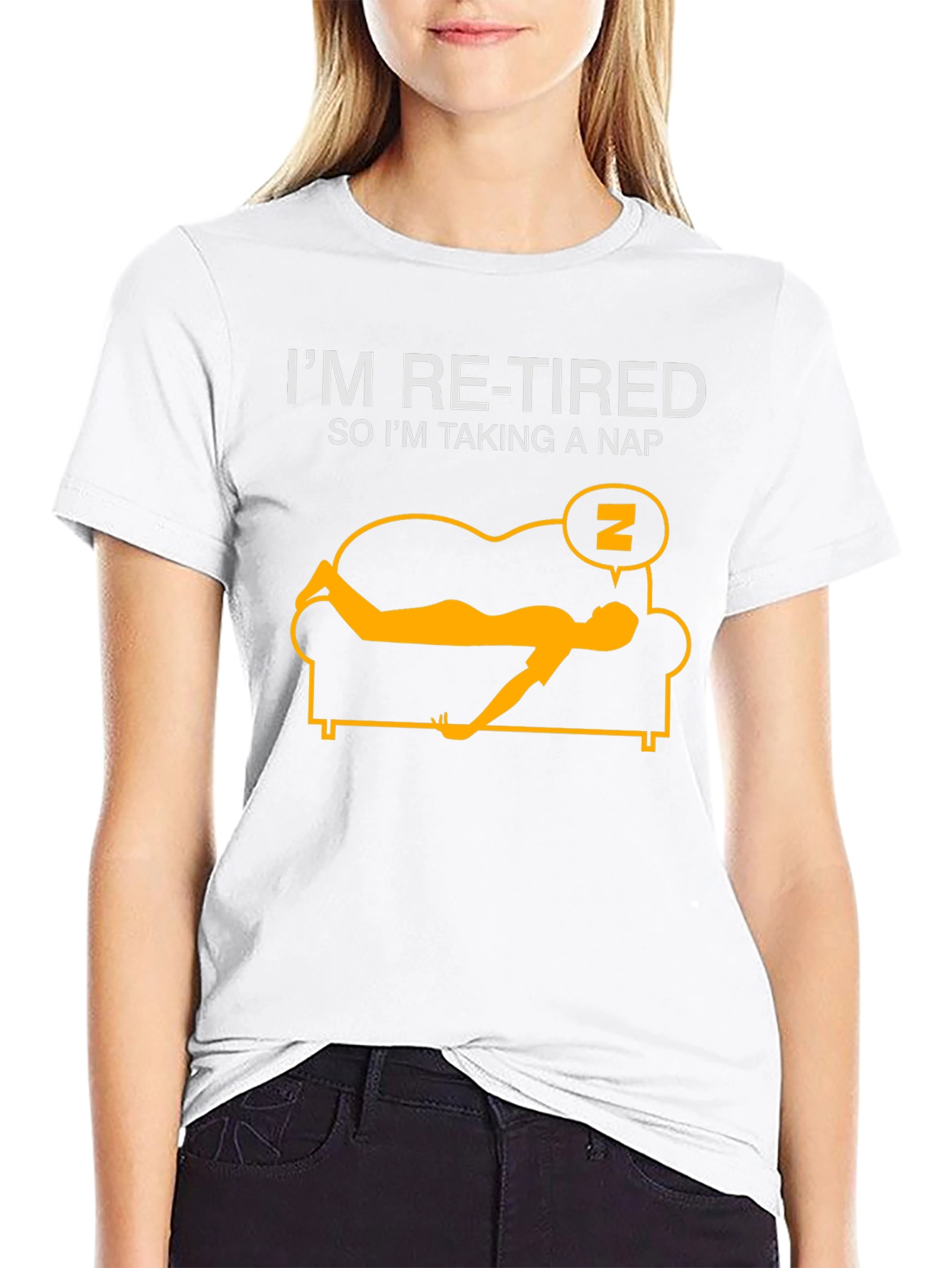 Im Re-Tired T-Shirt: Funny Retirement Nap Tee
