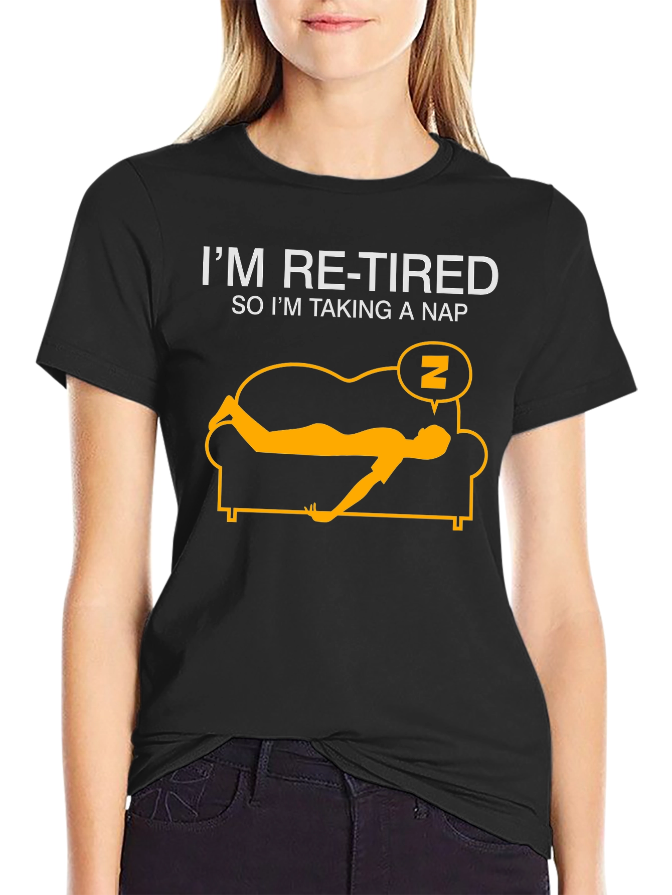 Im Re-Tired T-Shirt: Funny Retirement Nap Tee
