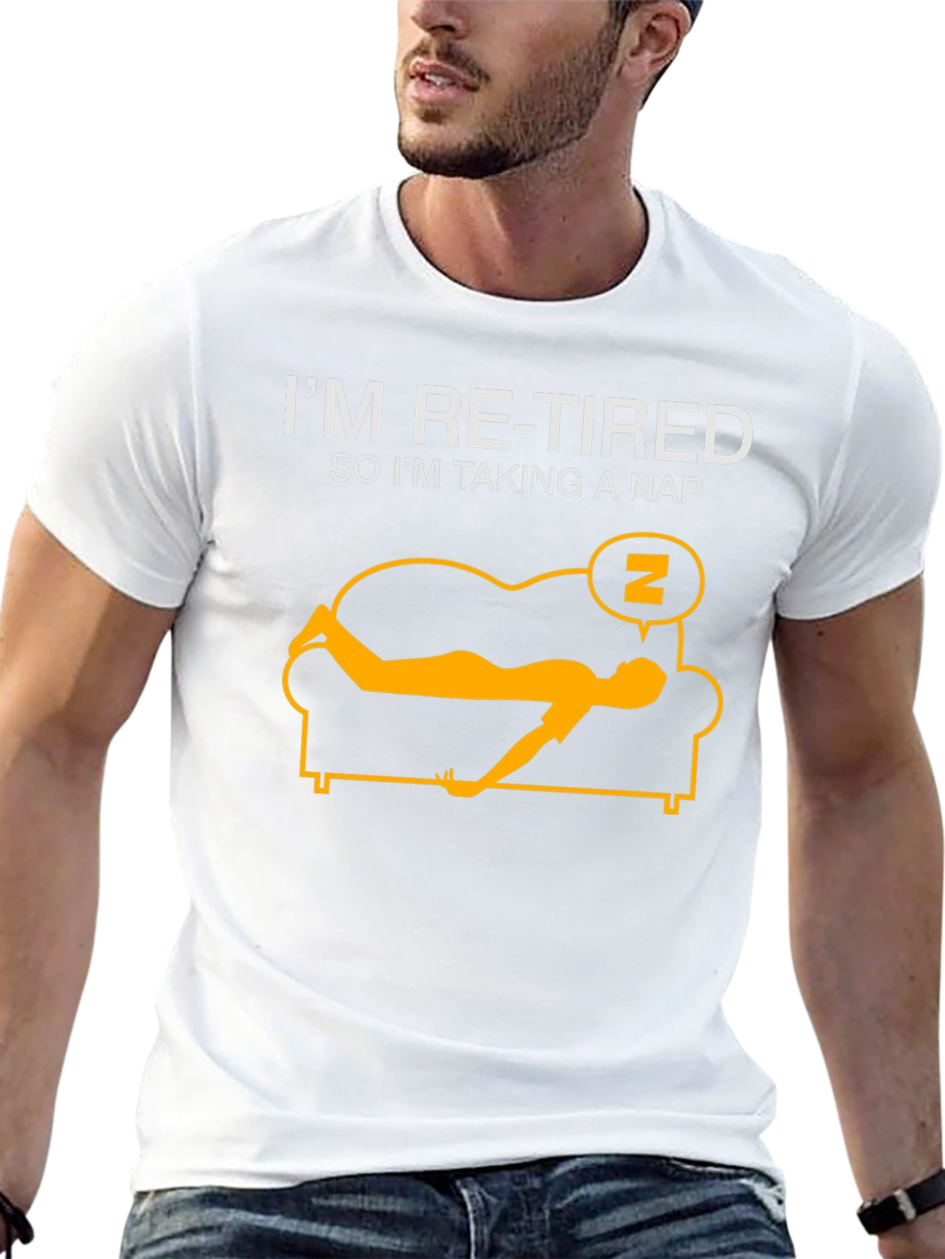 Im Re-Tired T-Shirt: Funny Retirement Nap Tee
