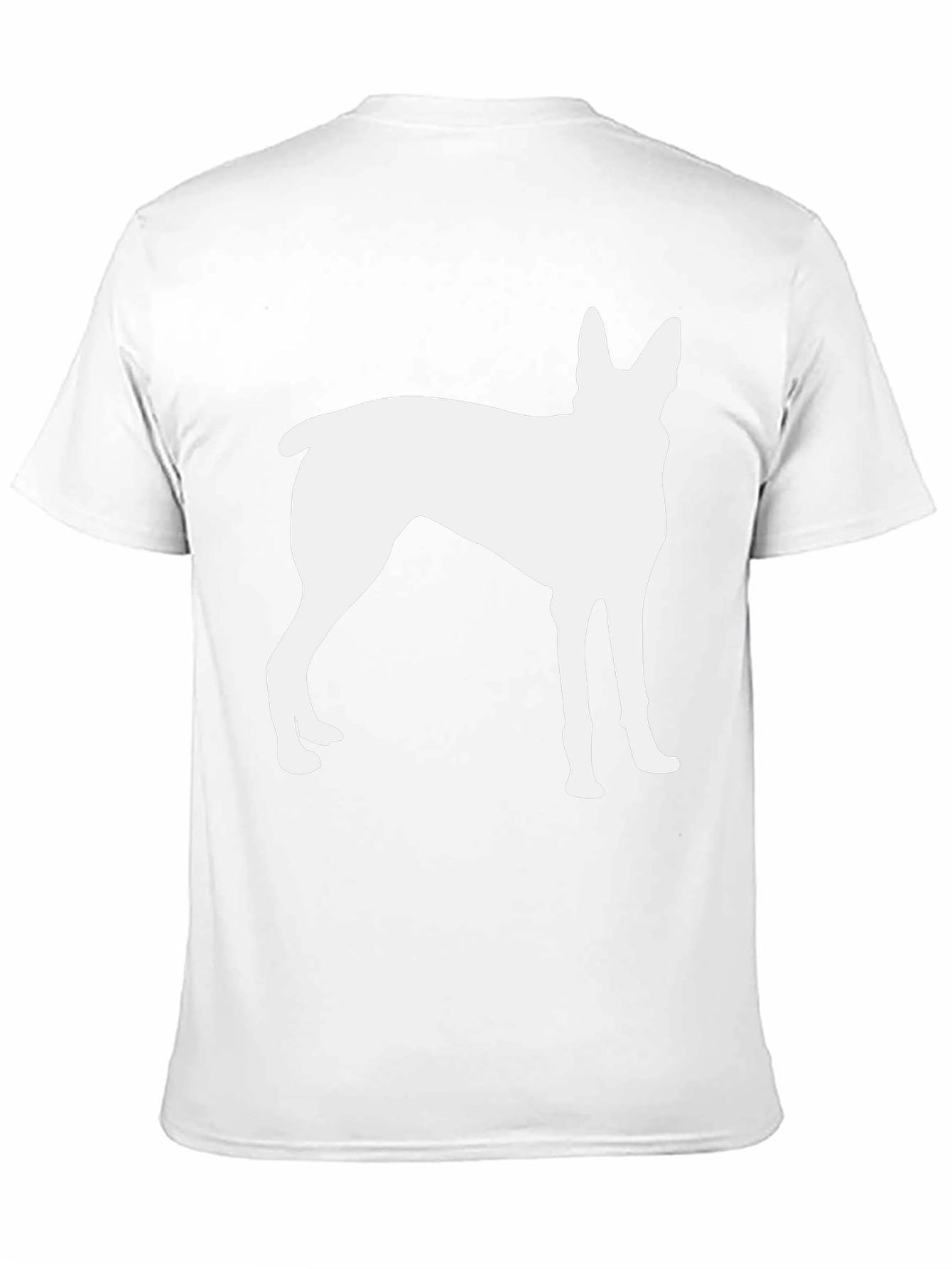 Dog Silhouette T-Shirt - Black