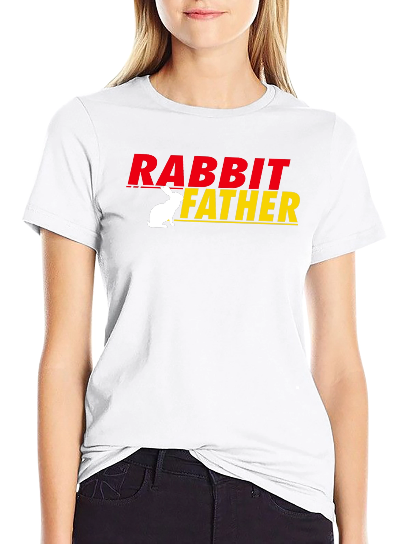 Rabbit Father T-Shirt - Funny Dad Gift
