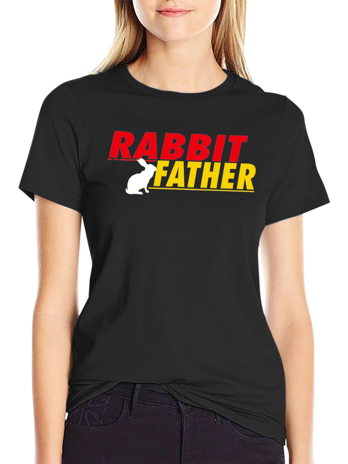 Rabbit Father T-Shirt - Funny Dad Gift