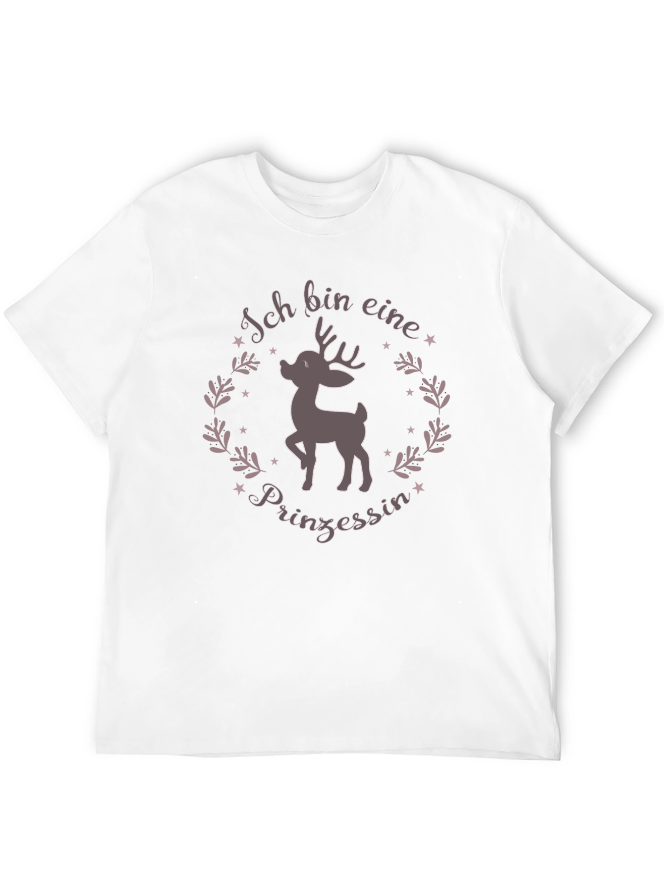 Ich Bin Eine Prinzessin Deer Graphic T-Shirt