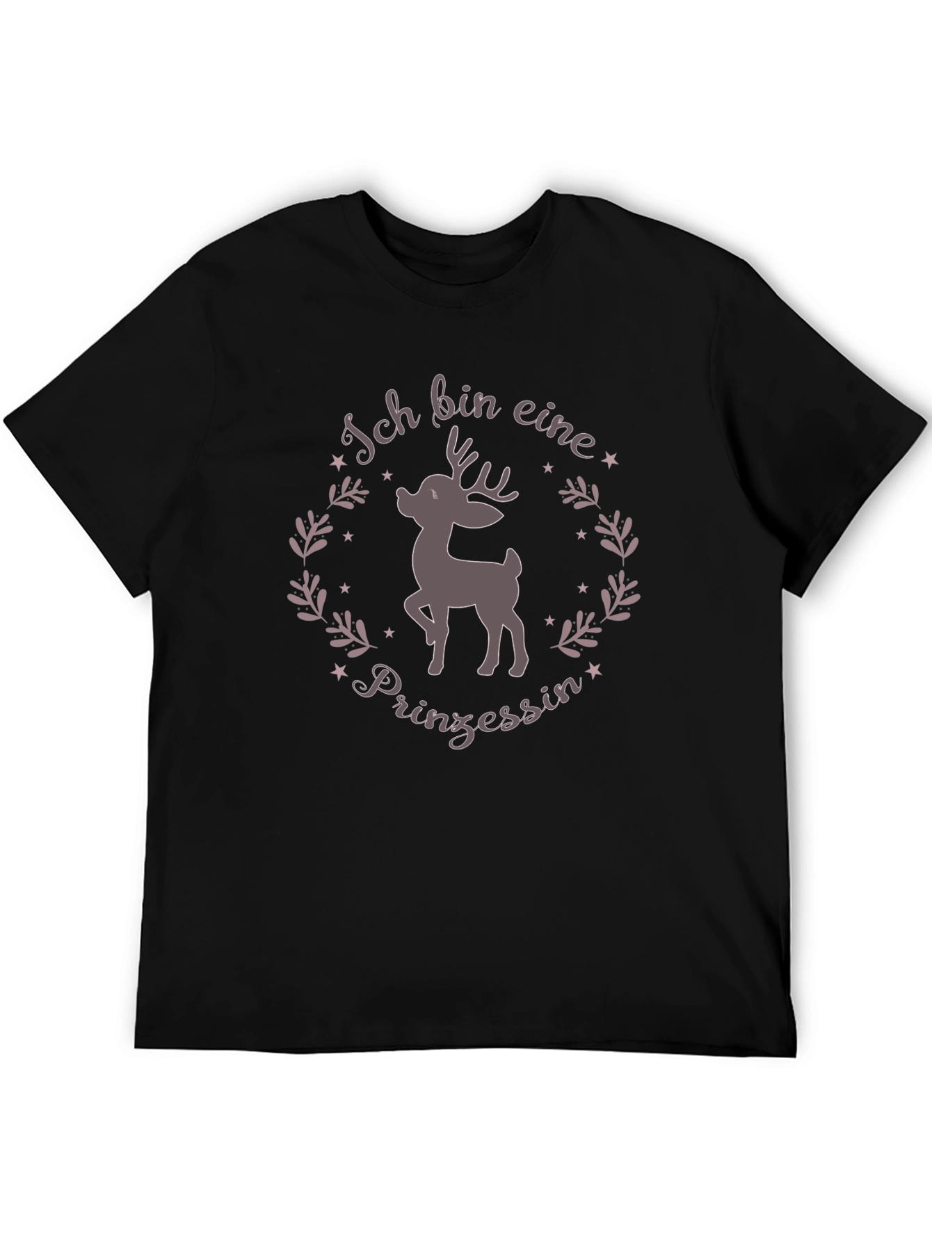 Ich Bin Eine Prinzessin Deer Graphic T-Shirt