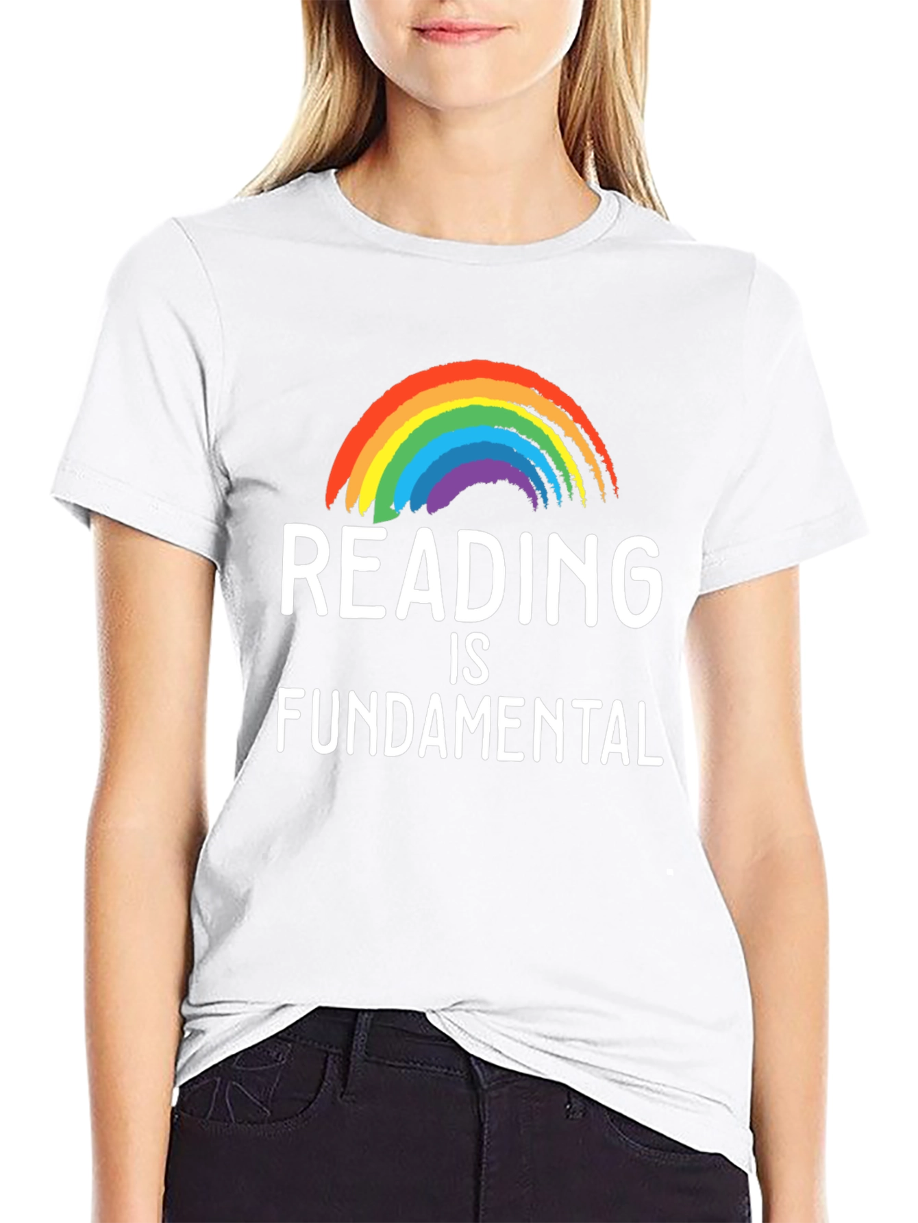 Reading is Fundamental Rainbow T-Shirt