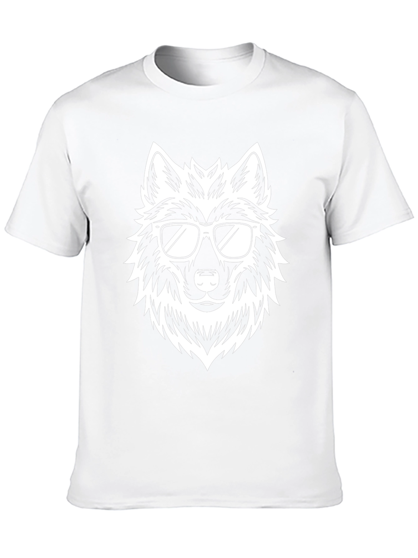 Cool Wolf Sunglasses Graphic T-Shirt