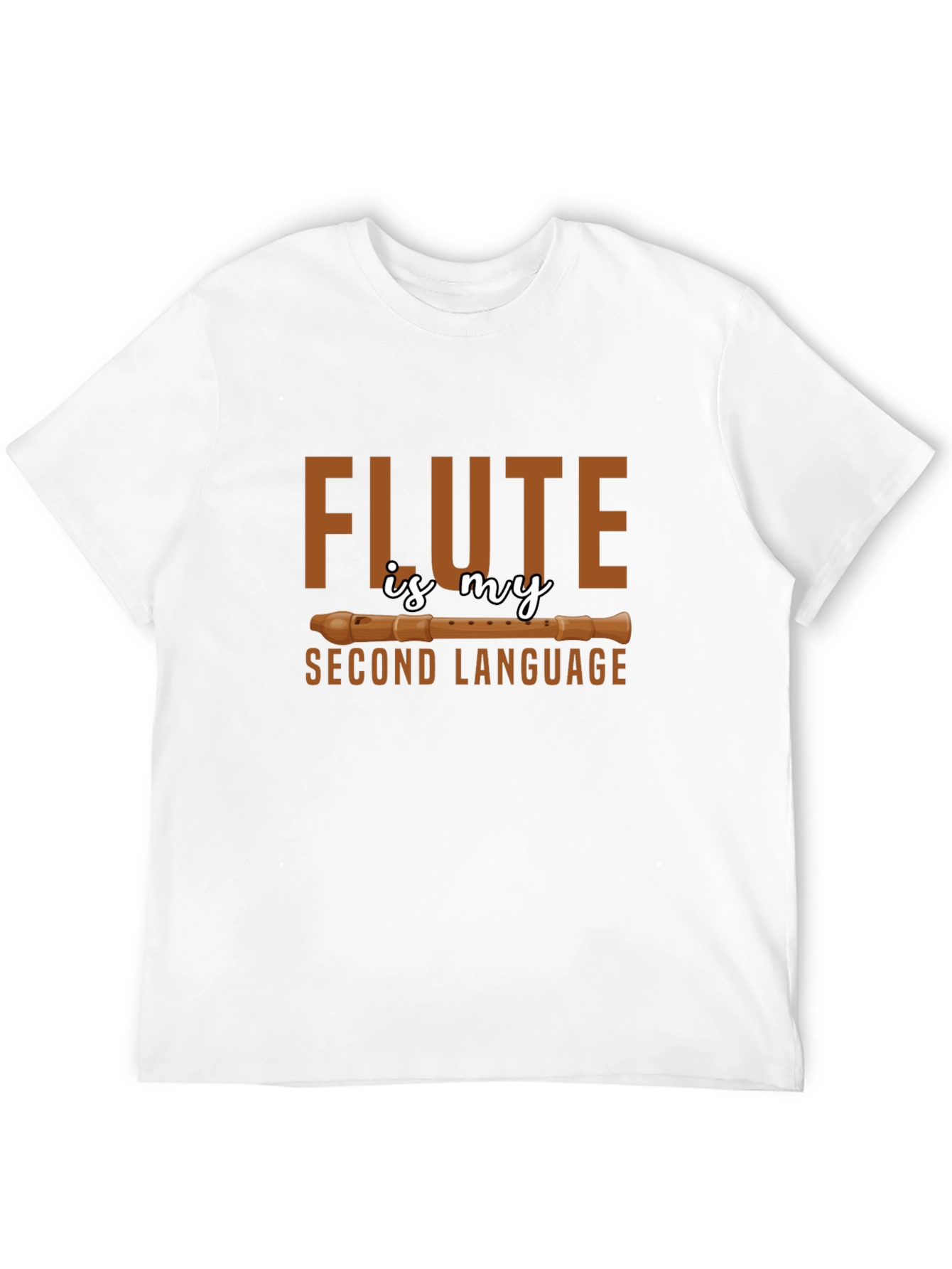 Flute Second Language Novelty T-Shirt