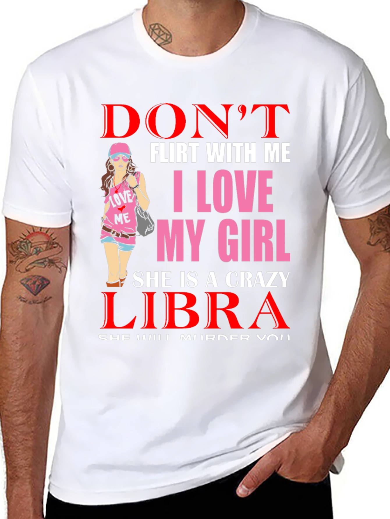 Dont Flirt With Me Libra Girl T-Shirt