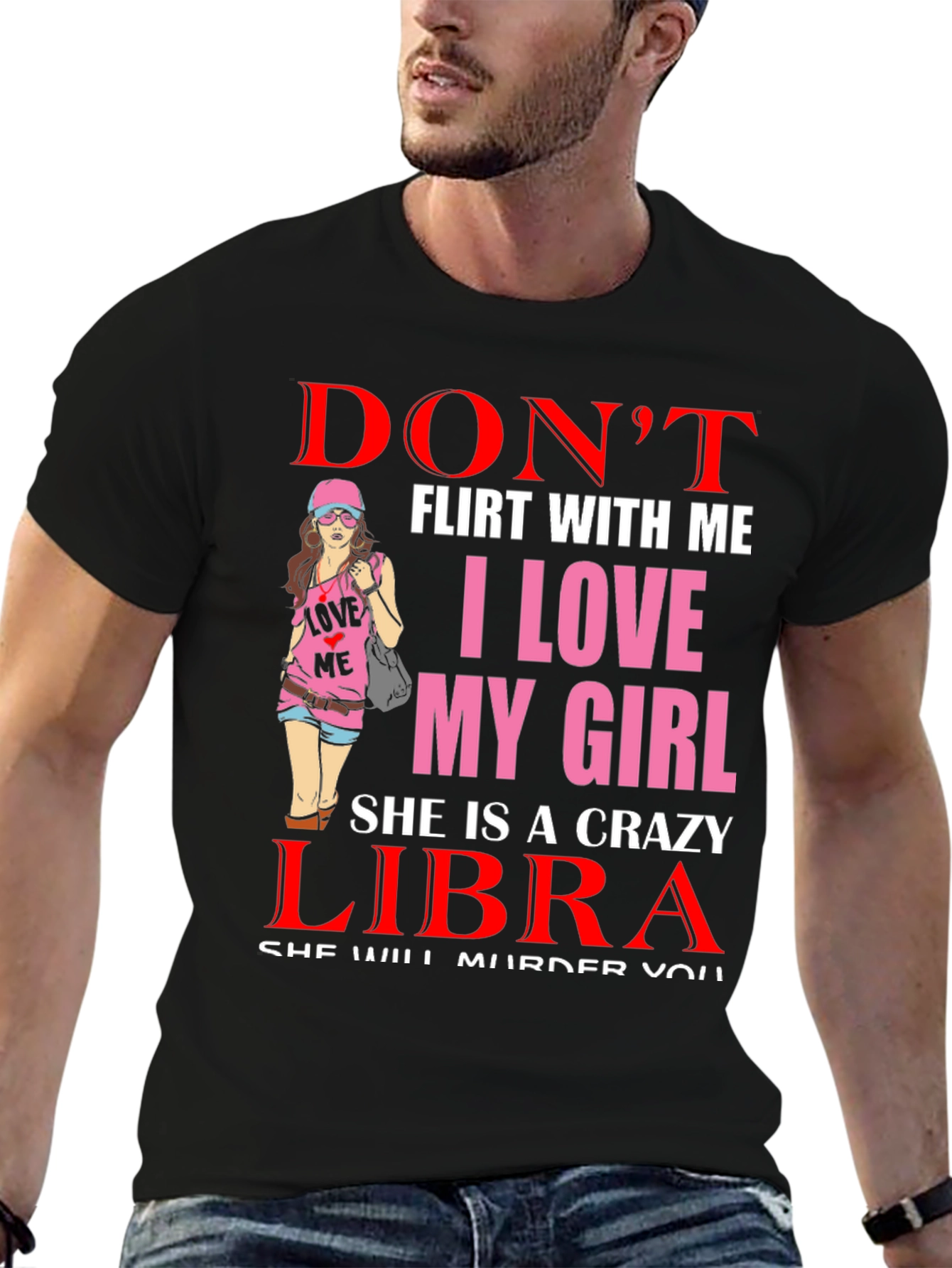 Dont Flirt With Me Libra Girl T-Shirt