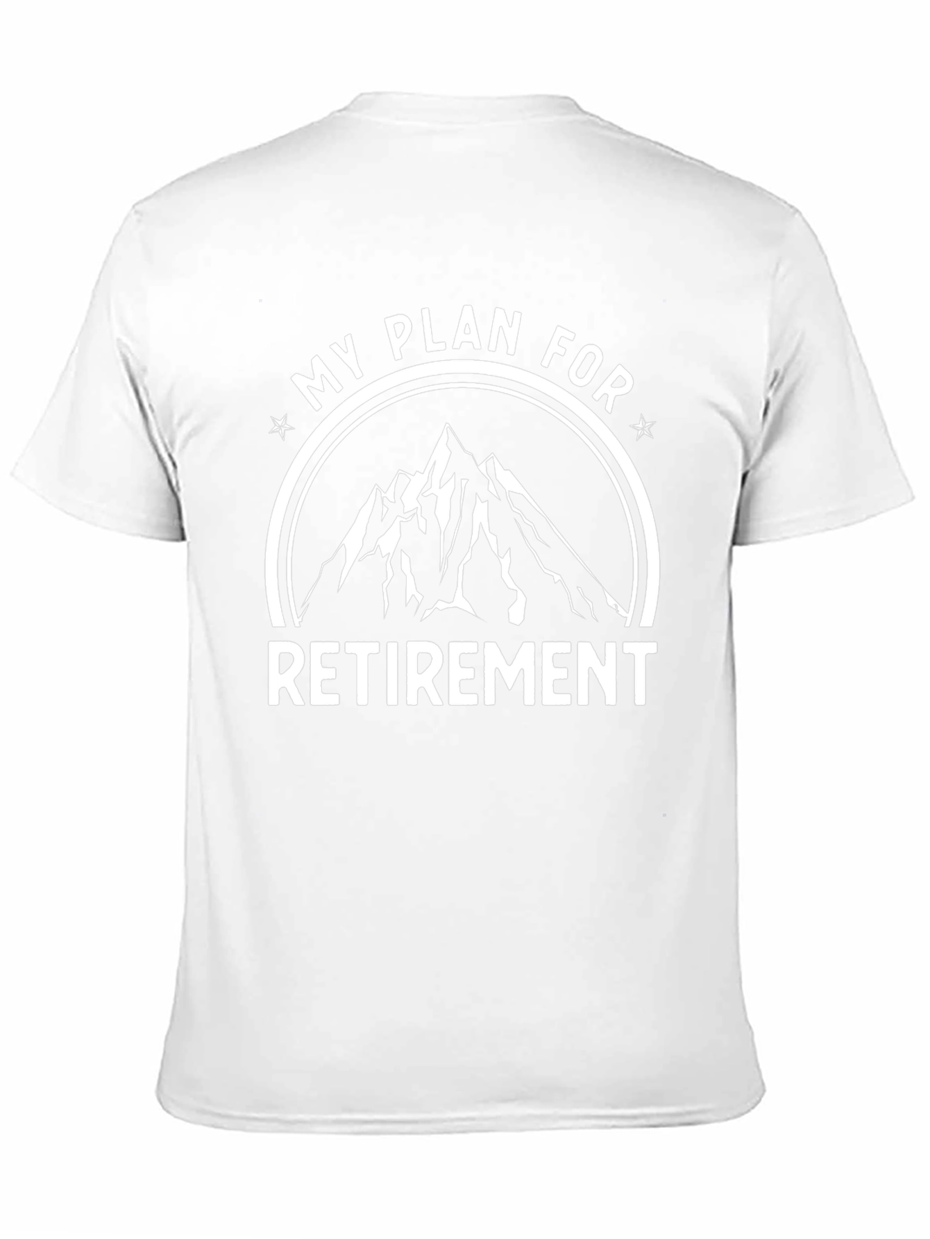My Plan For Retirement Black Mountain Graphic Tee