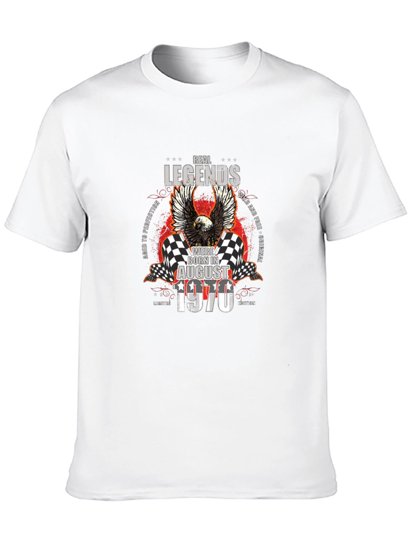 Real Legends Born In August 1970 T-Shirt