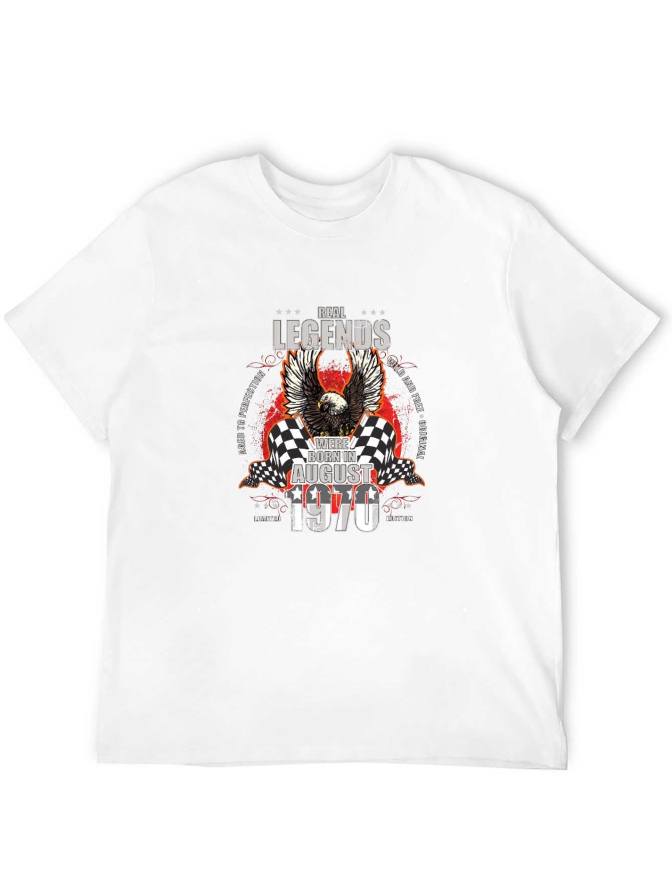 Real Legends Born In August 1970 T-Shirt