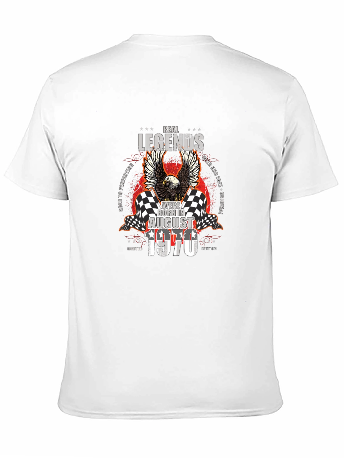 Real Legends Born In August 1970 T-Shirt