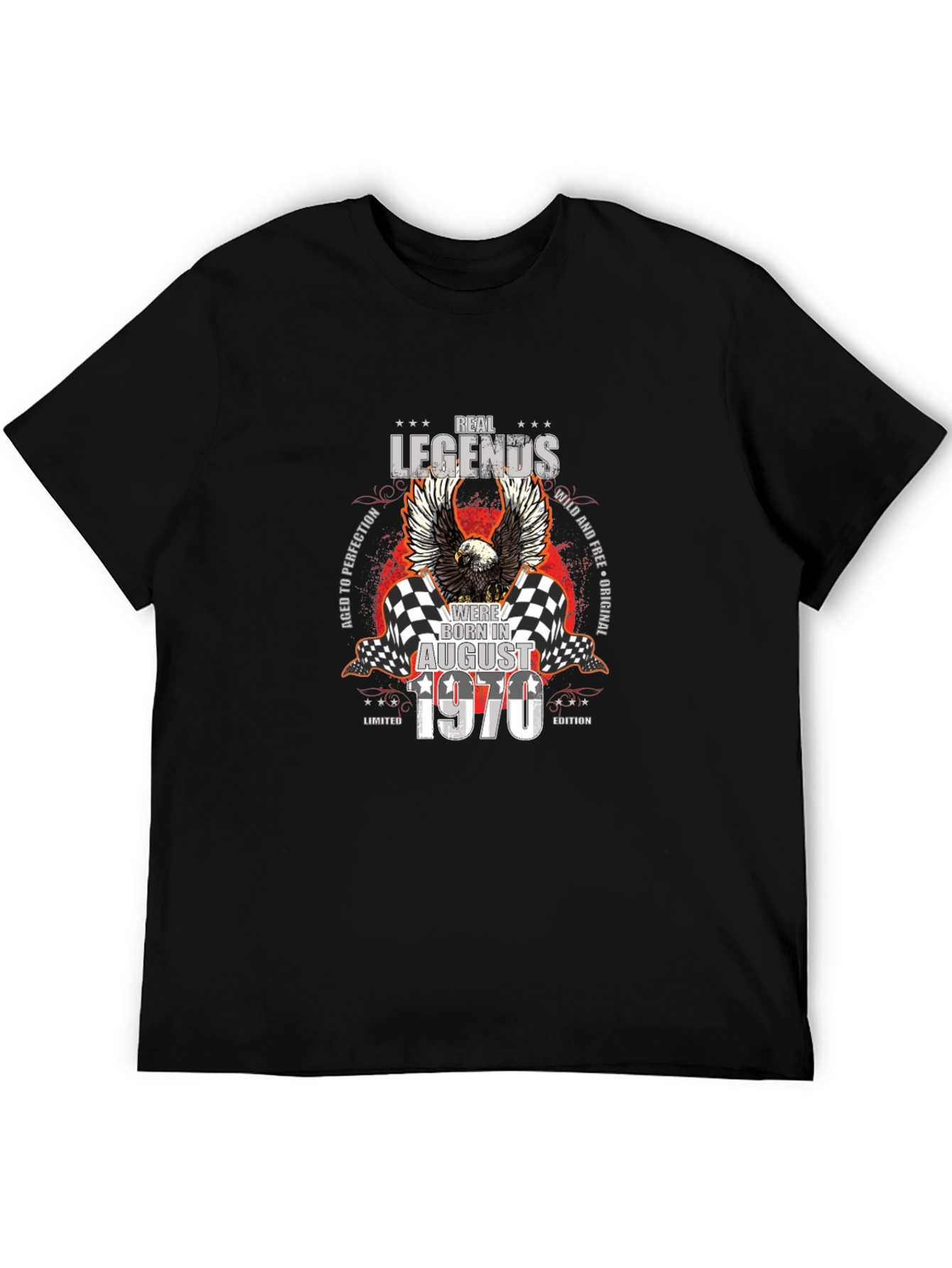 Real Legends Born In August 1970 T-Shirt