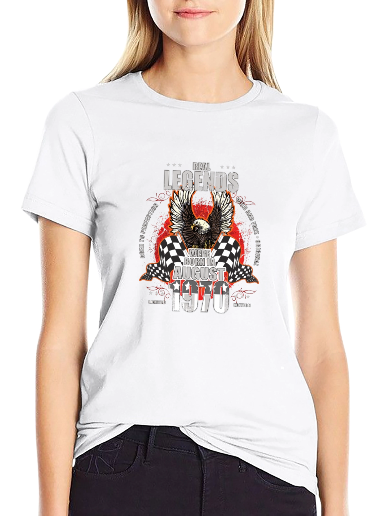 Real Legends Born In August 1970 T-Shirt