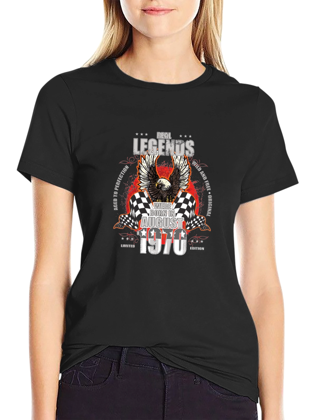 Real Legends Born In August 1970 T-Shirt