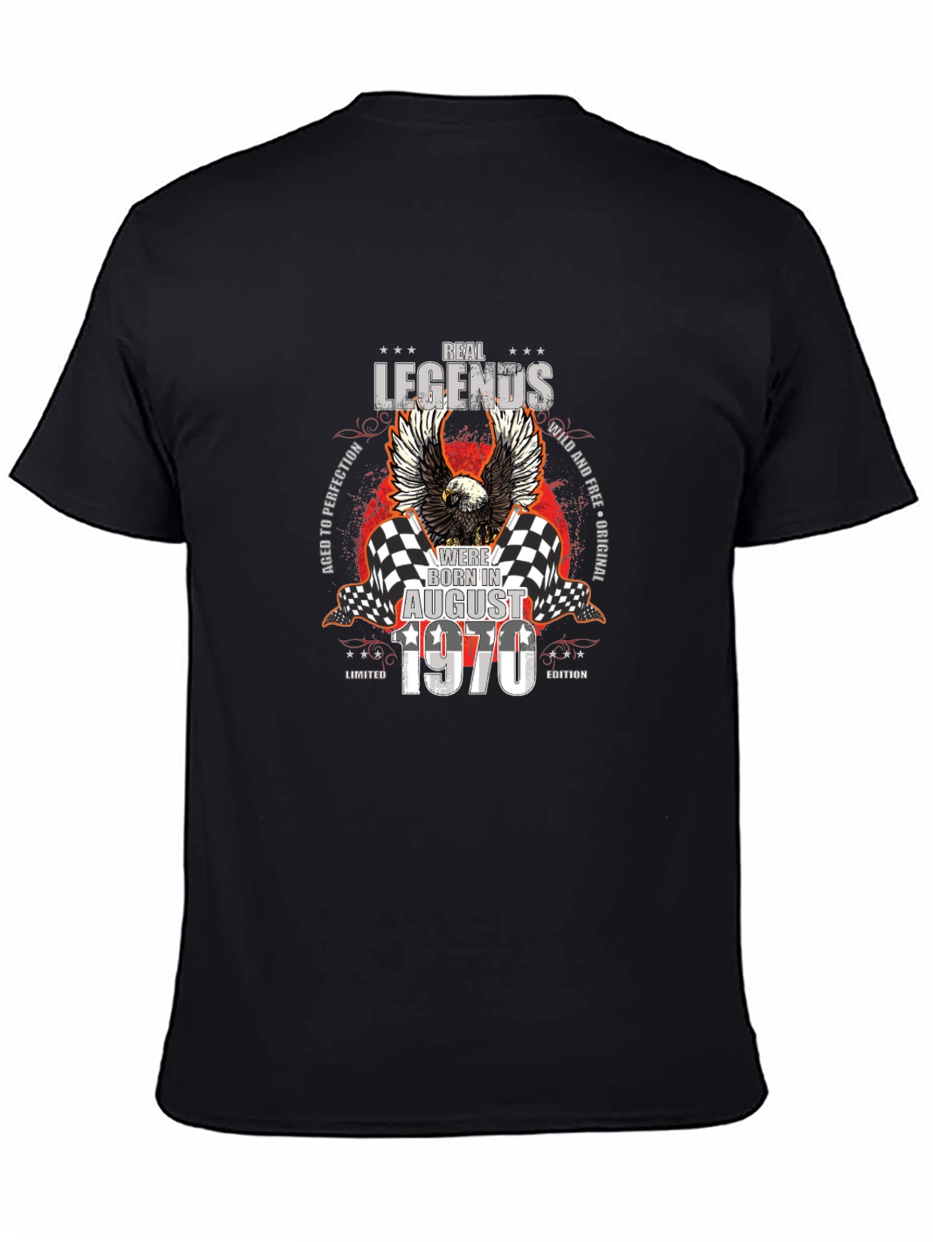Real Legends Born In August 1970 T-Shirt