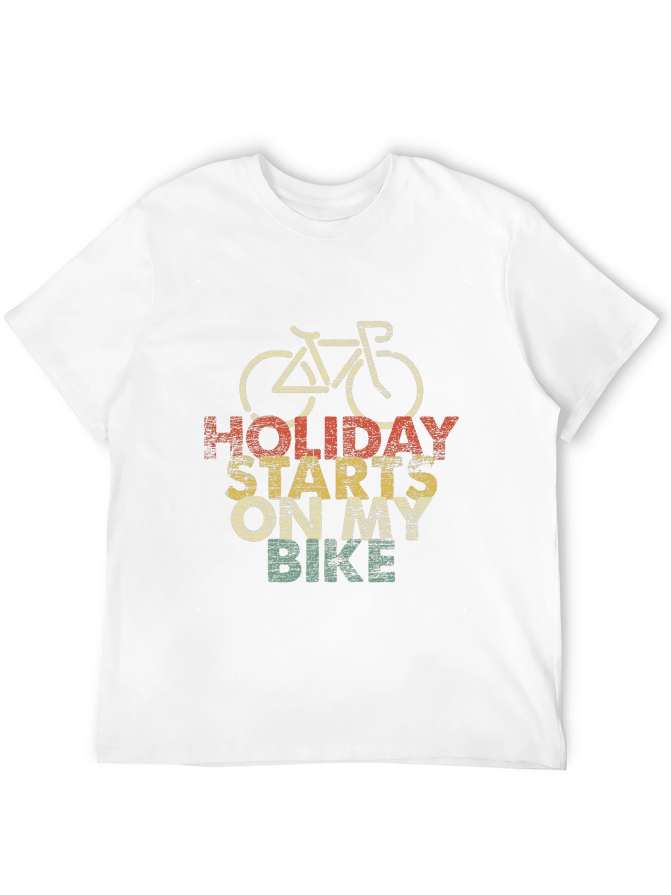 Holiday Starts On My Bike T-Shirt